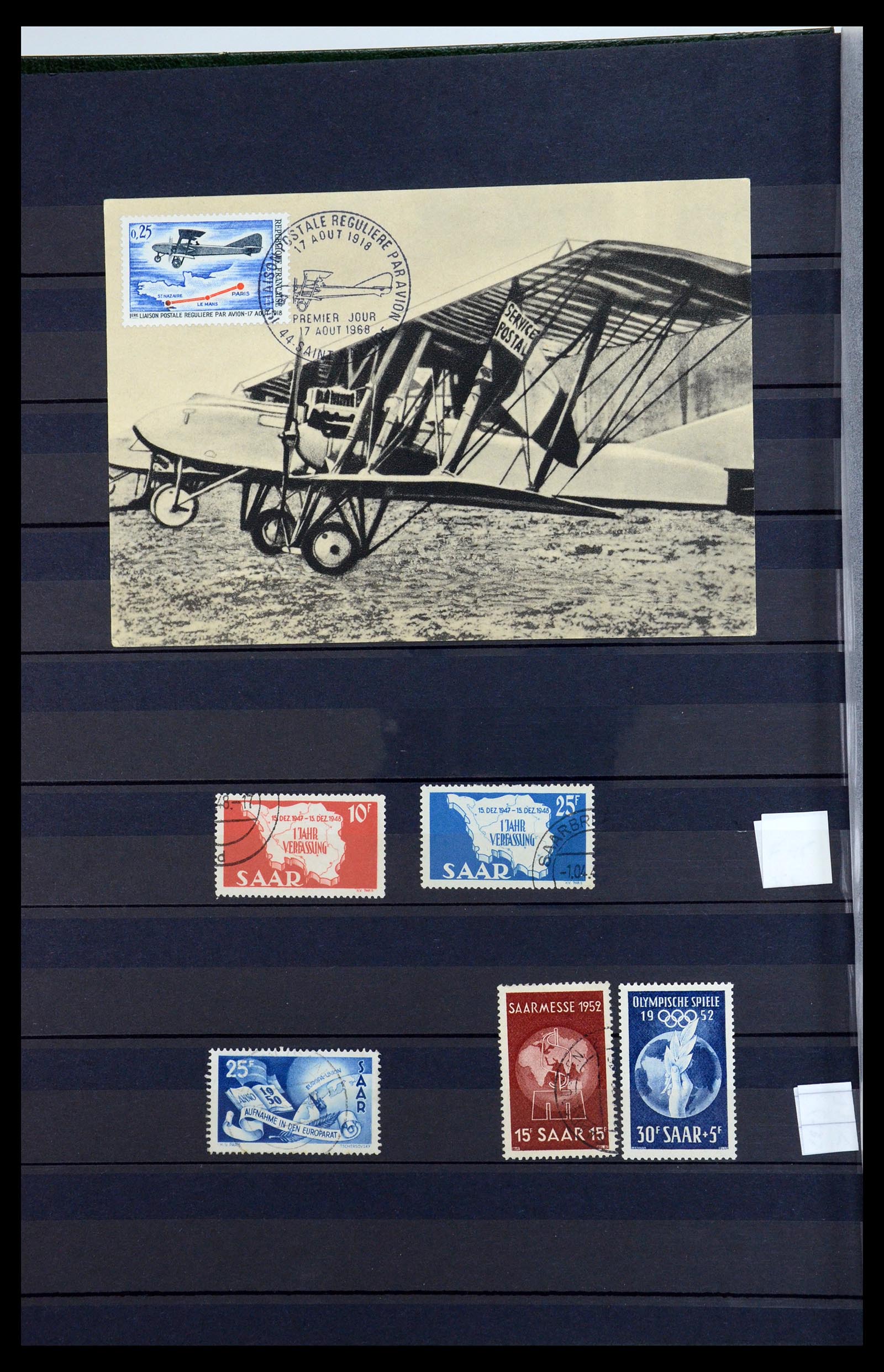 36238 008 - Postzegelverzameling 36238 Motief landkaarten 1900-2000.