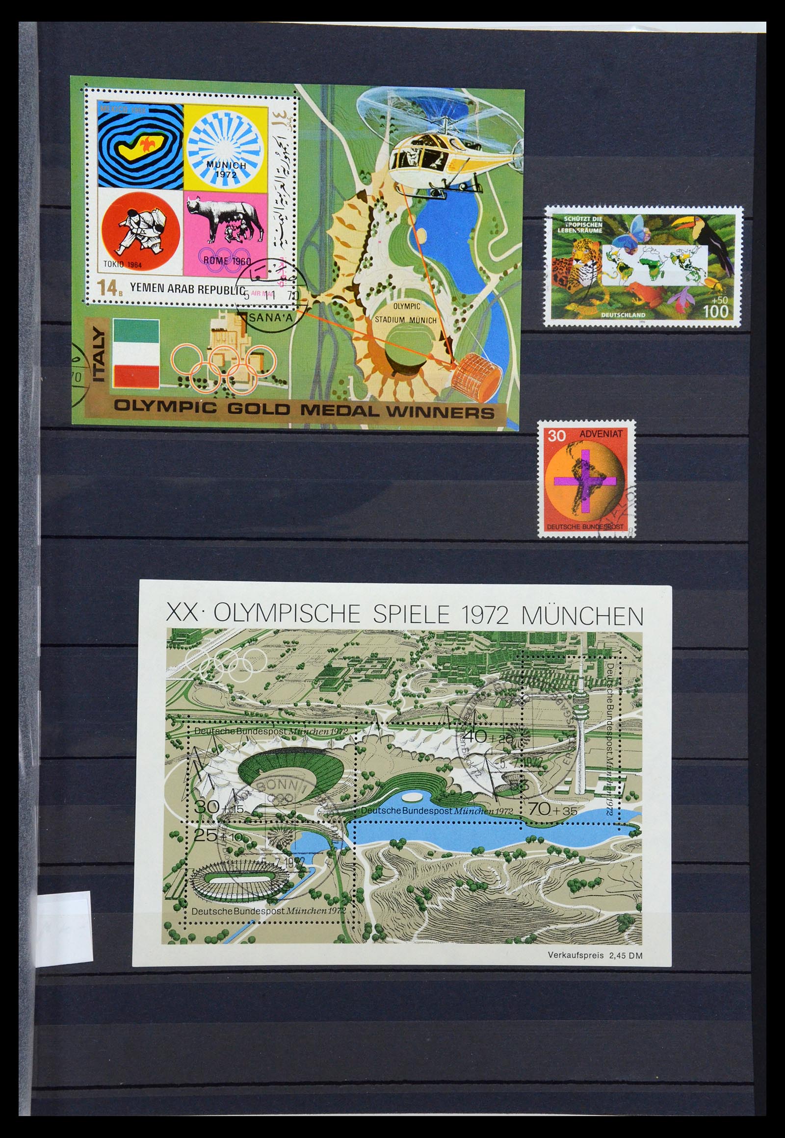 36238 011 - Postzegelverzameling 36238 Motief landkaarten 1900-2000.