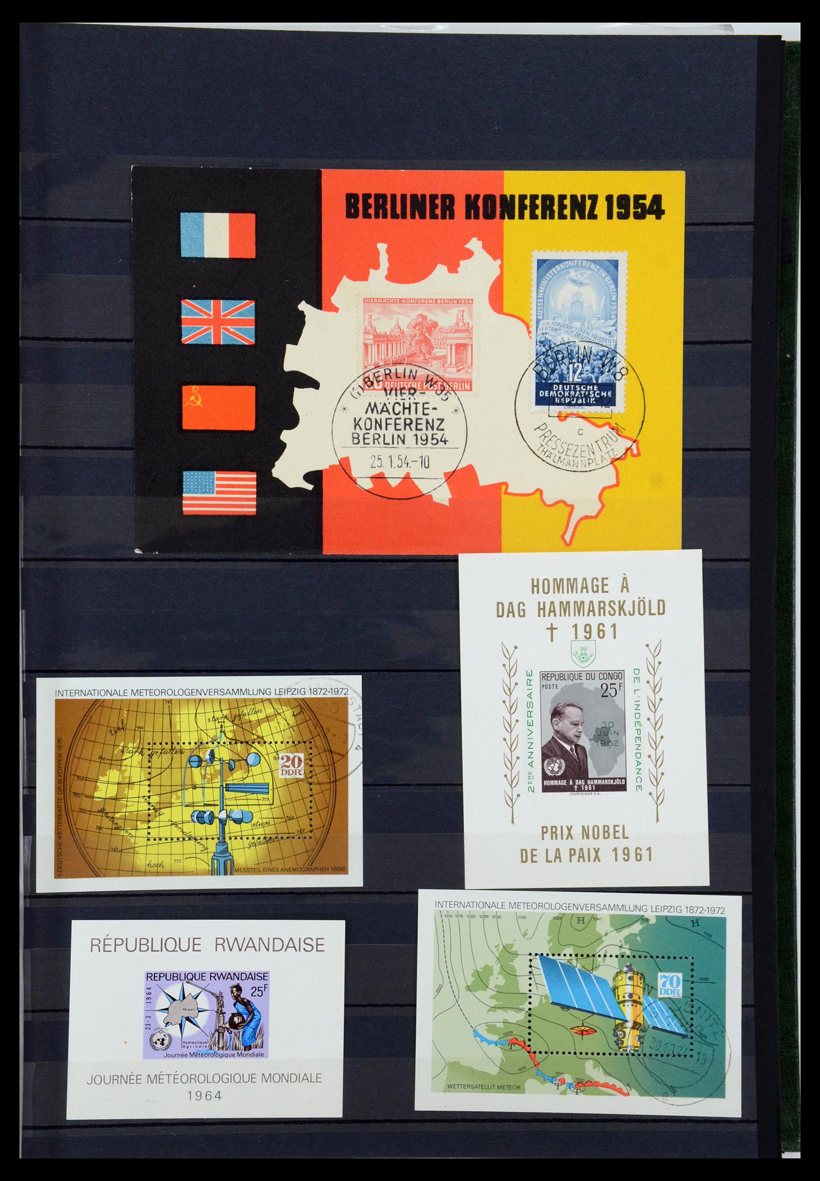 36238 015 - Postzegelverzameling 36238 Motief landkaarten 1900-2000.