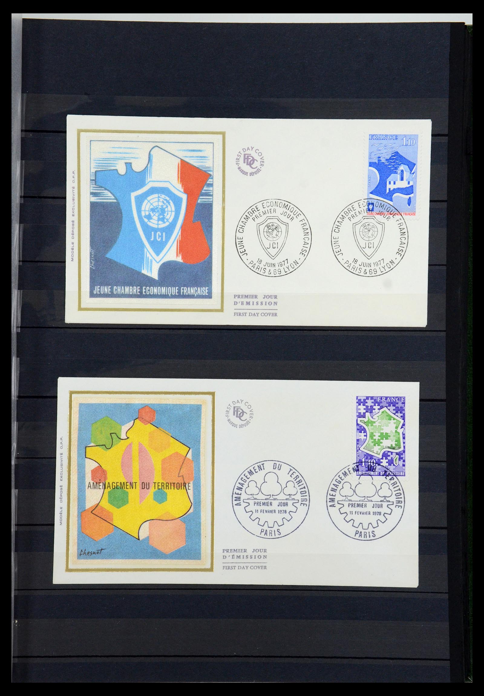 36238 021 - Postzegelverzameling 36238 Motief landkaarten 1900-2000.