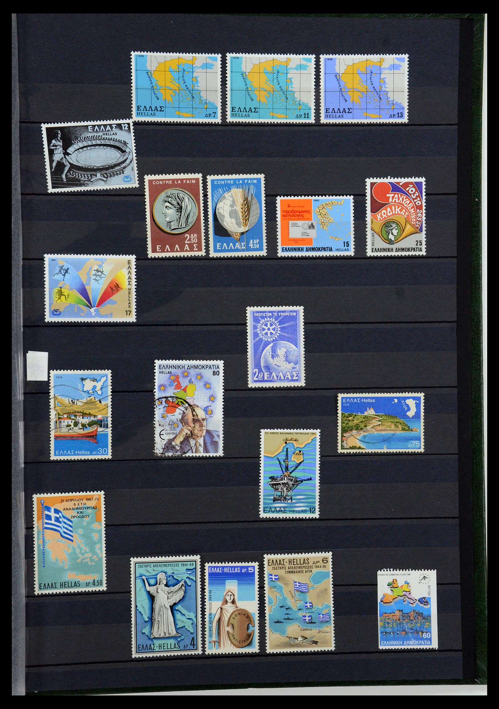 36238 043 - Postzegelverzameling 36238 Motief landkaarten 1900-2000.