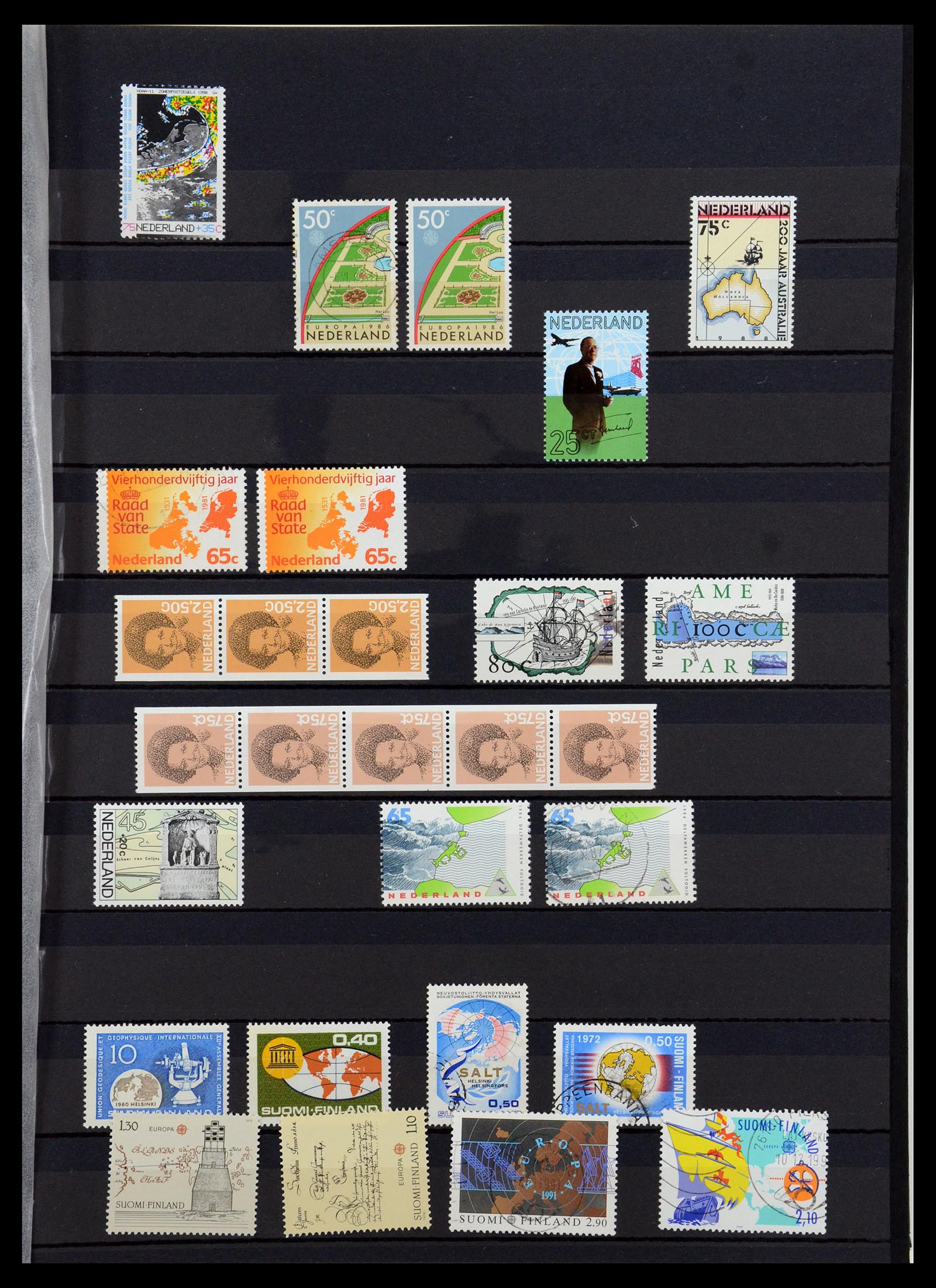36238 055 - Postzegelverzameling 36238 Motief landkaarten 1900-2000.