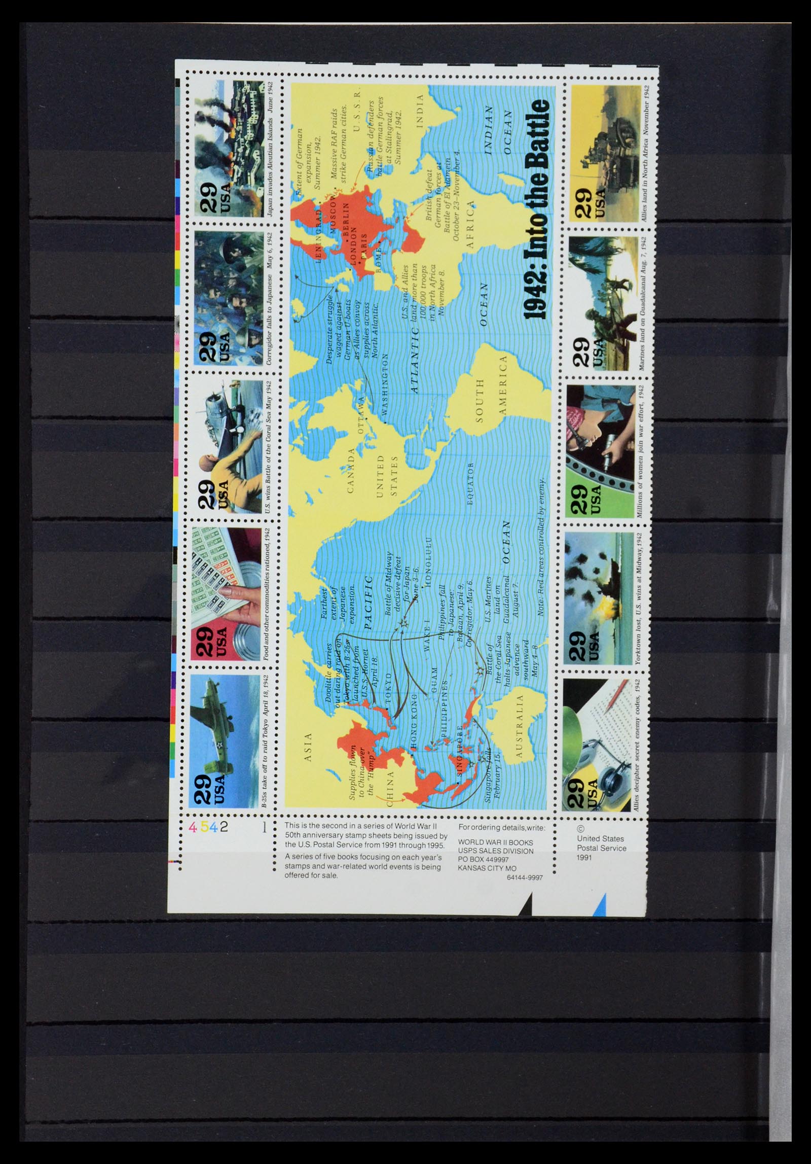 36238 066 - Postzegelverzameling 36238 Motief landkaarten 1900-2000.