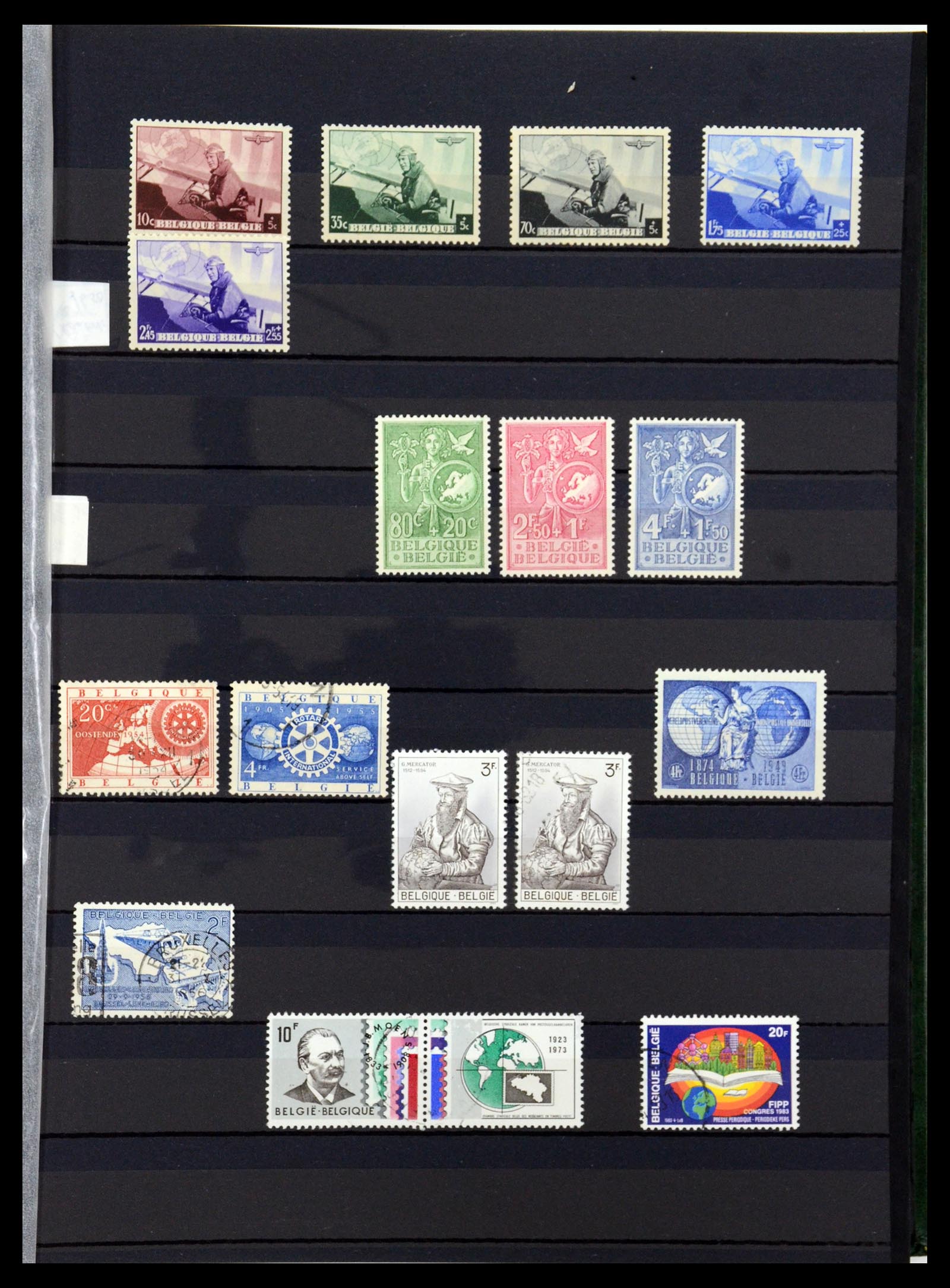 36238 067 - Postzegelverzameling 36238 Motief landkaarten 1900-2000.