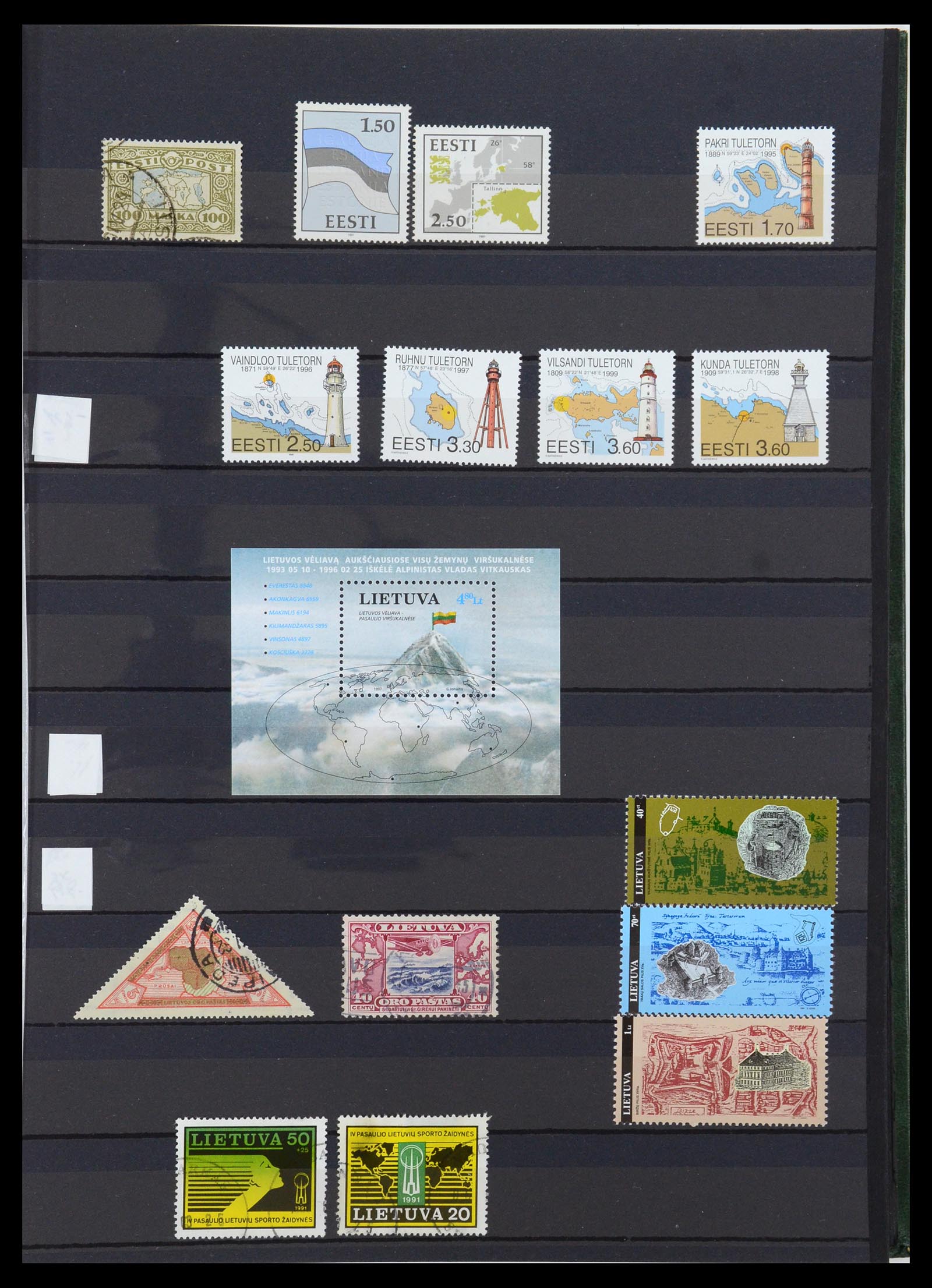 36238 075 - Postzegelverzameling 36238 Motief landkaarten 1900-2000.