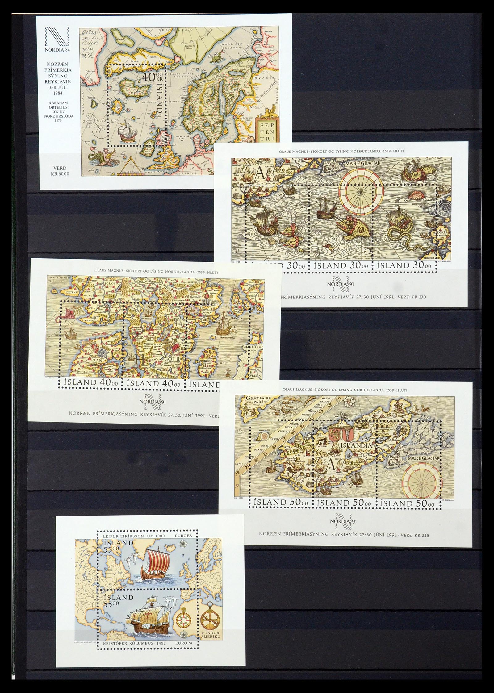 36238 094 - Postzegelverzameling 36238 Motief landkaarten 1900-2000.