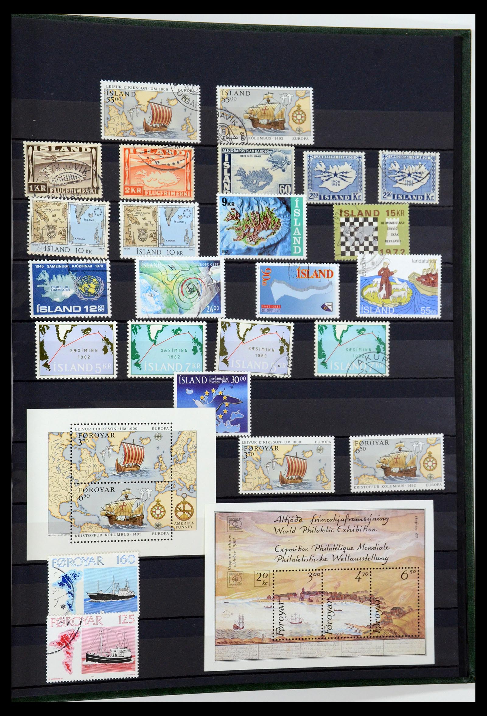 36238 095 - Postzegelverzameling 36238 Motief landkaarten 1900-2000.