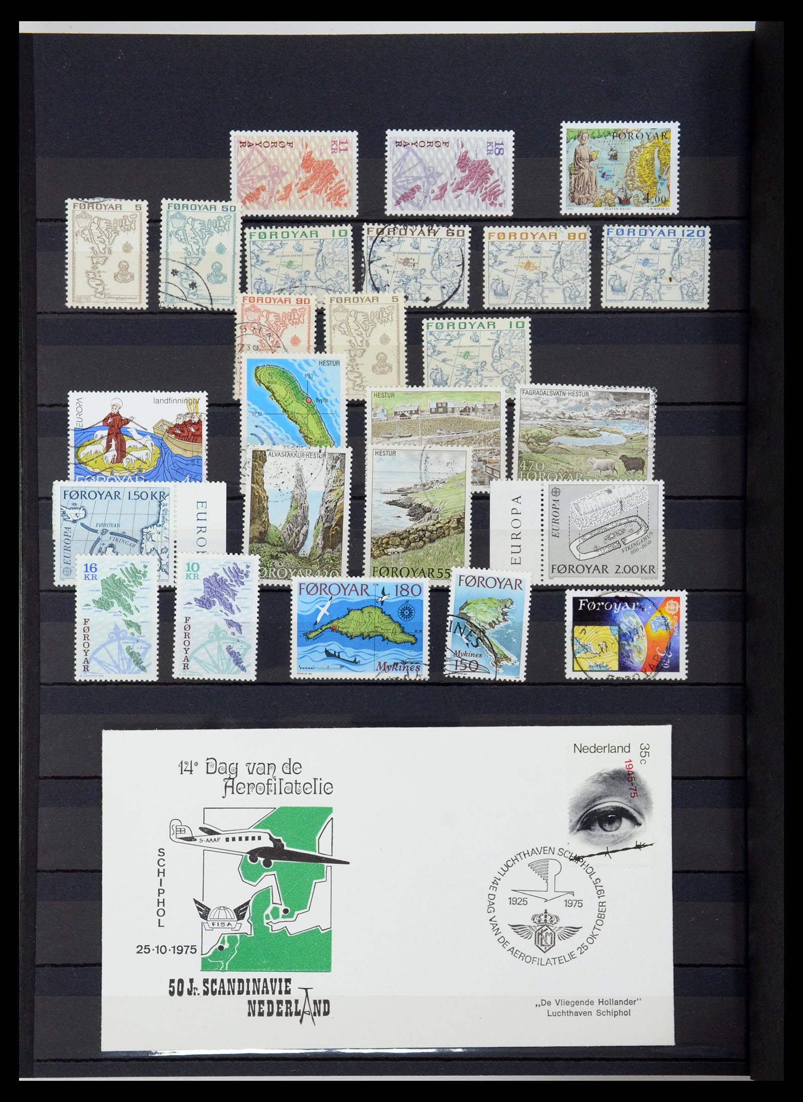 36238 096 - Postzegelverzameling 36238 Motief landkaarten 1900-2000.