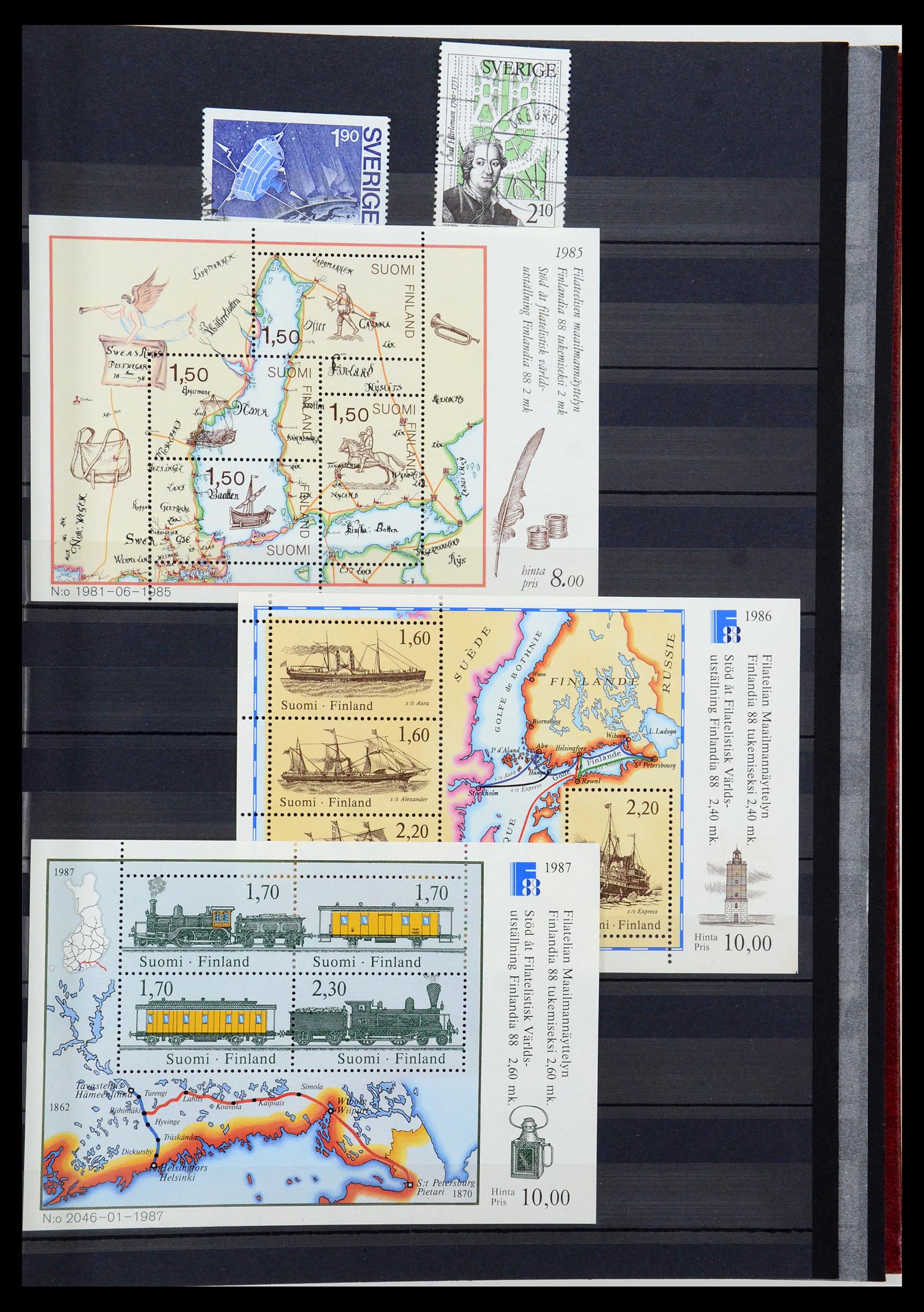 36238 099 - Postzegelverzameling 36238 Motief landkaarten 1900-2000.