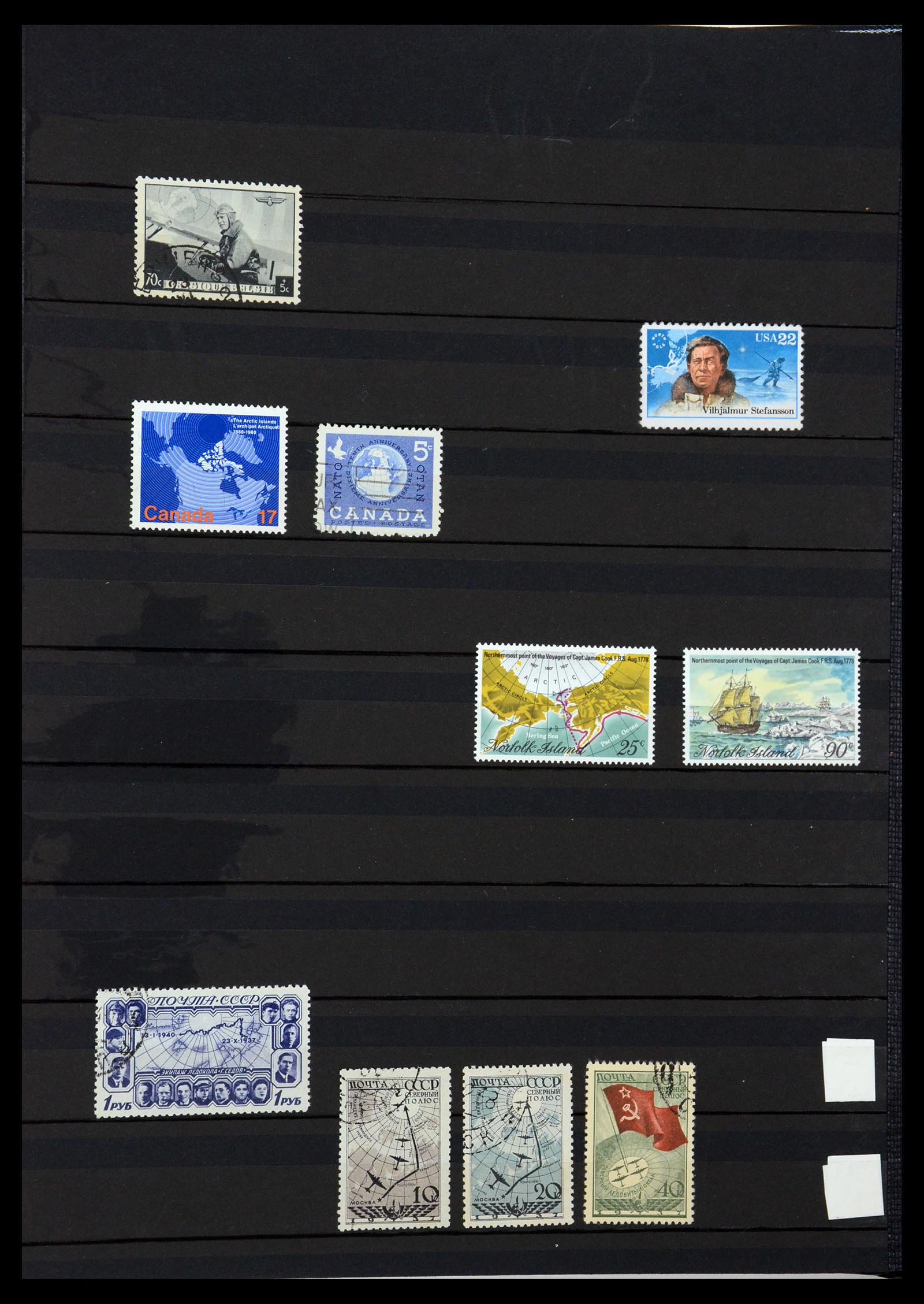 36238 286 - Postzegelverzameling 36238 Motief landkaarten 1900-2000.