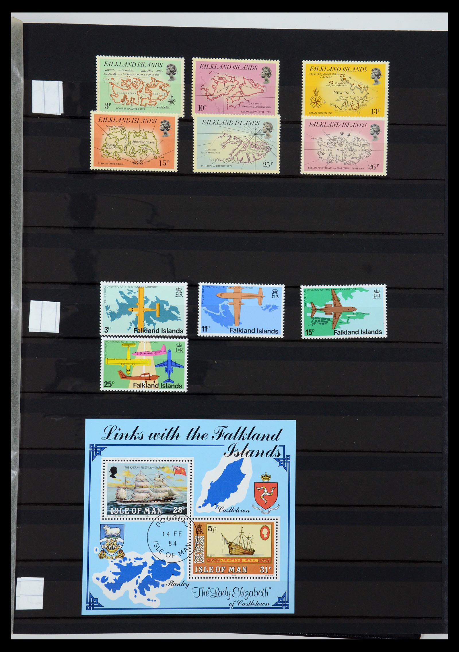 36238 292 - Postzegelverzameling 36238 Motief landkaarten 1900-2000.