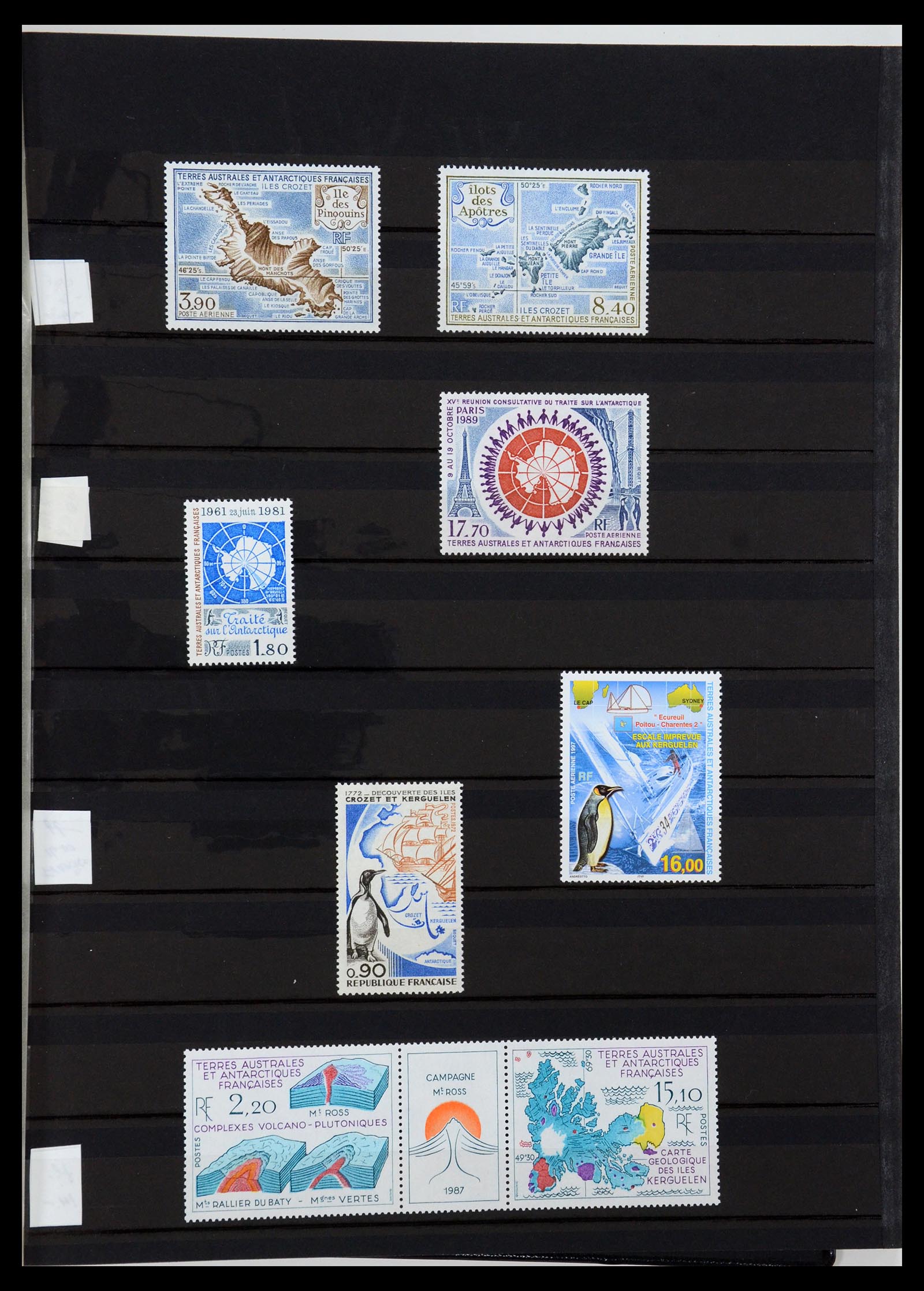 36238 300 - Postzegelverzameling 36238 Motief landkaarten 1900-2000.