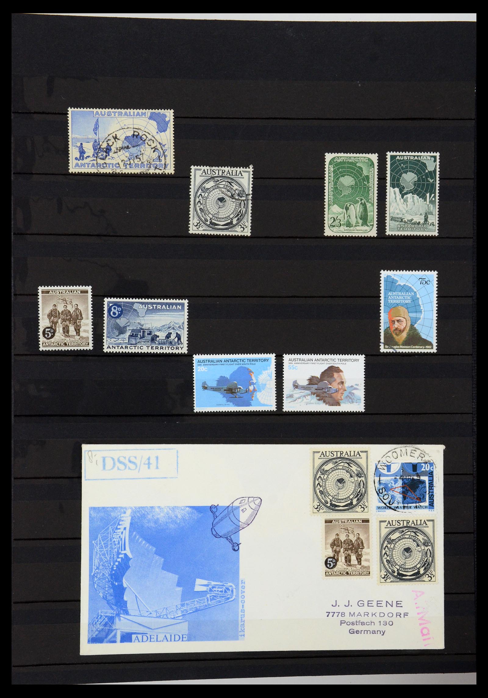 36238 304 - Postzegelverzameling 36238 Motief landkaarten 1900-2000.