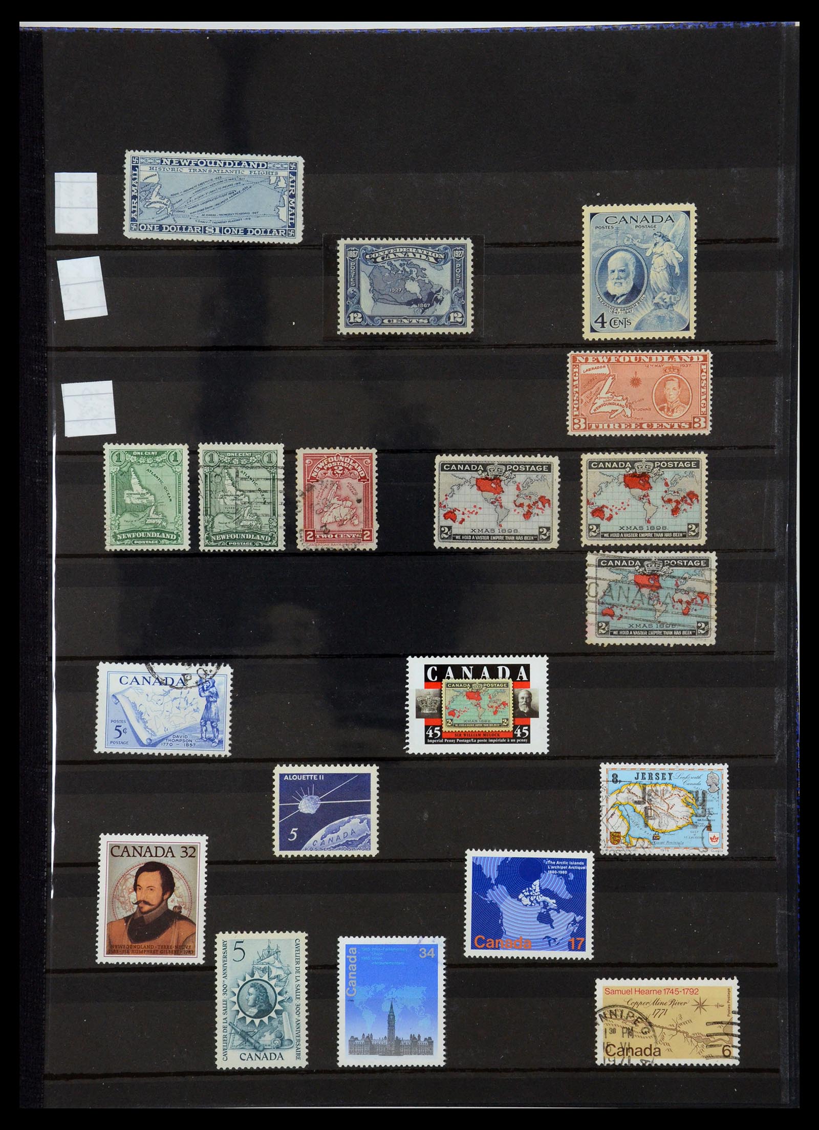 36238 313 - Postzegelverzameling 36238 Motief landkaarten 1900-2000.