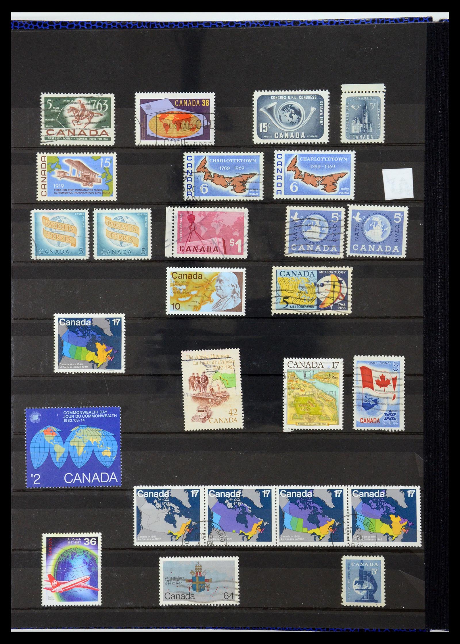 36238 314 - Stamp collection 36238 Motif maps 1900-2000.