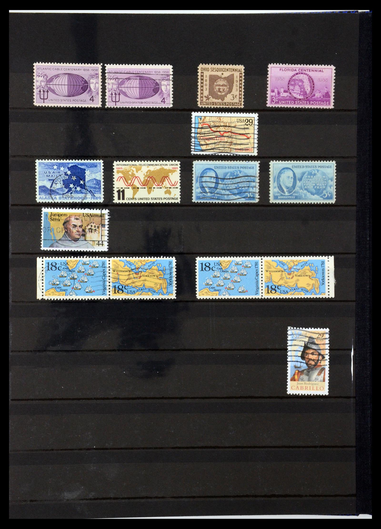 36238 320 - Postzegelverzameling 36238 Motief landkaarten 1900-2000.