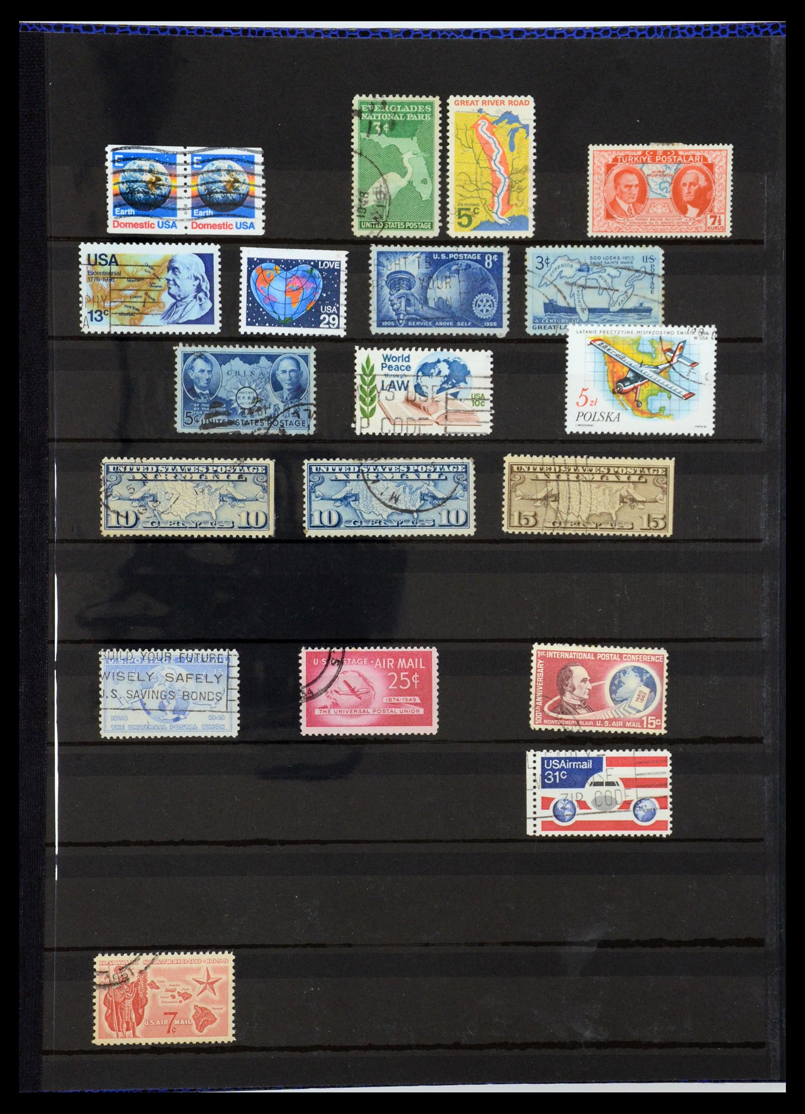 36238 321 - Postzegelverzameling 36238 Motief landkaarten 1900-2000.