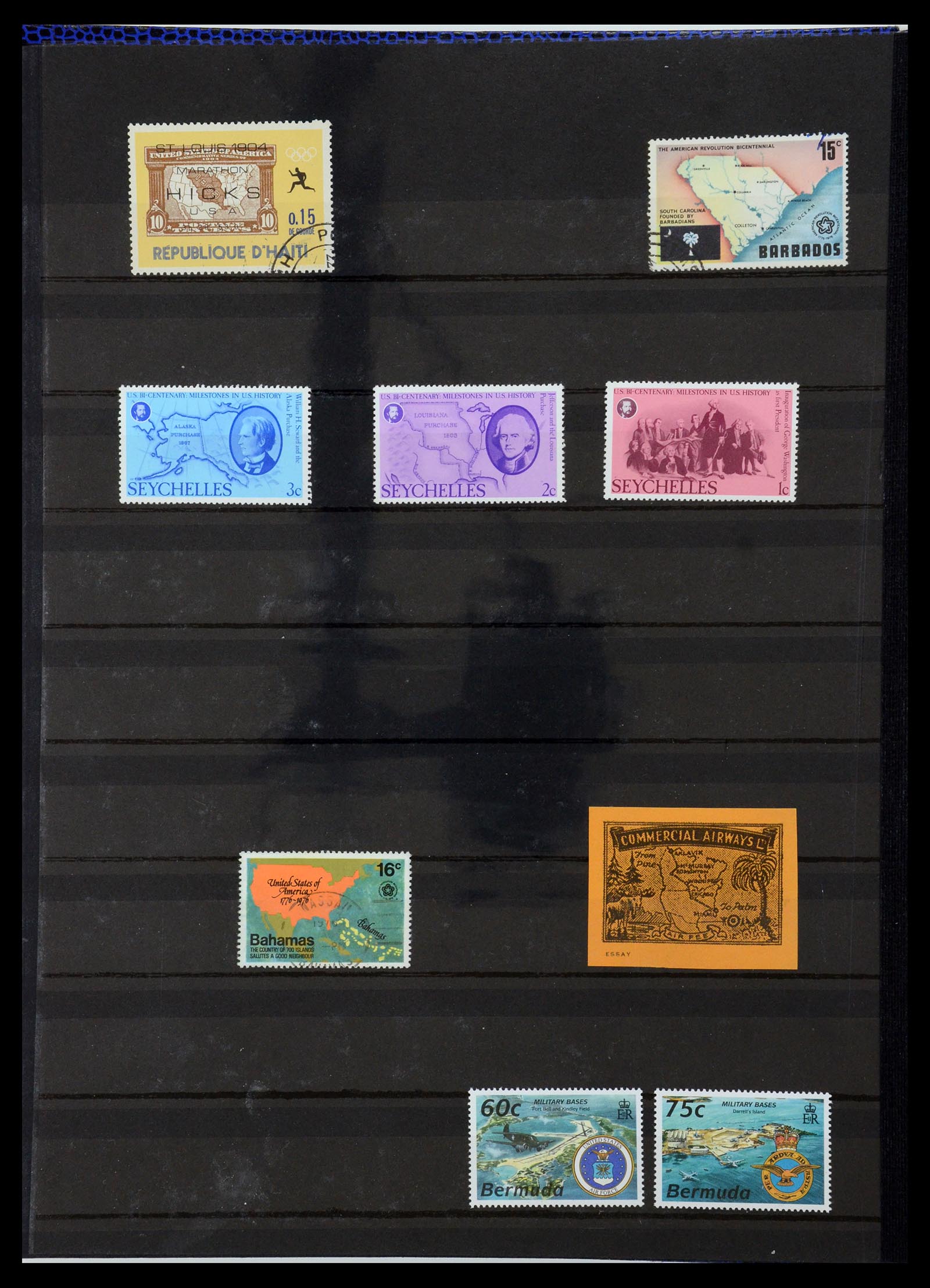 36238 322 - Postzegelverzameling 36238 Motief landkaarten 1900-2000.