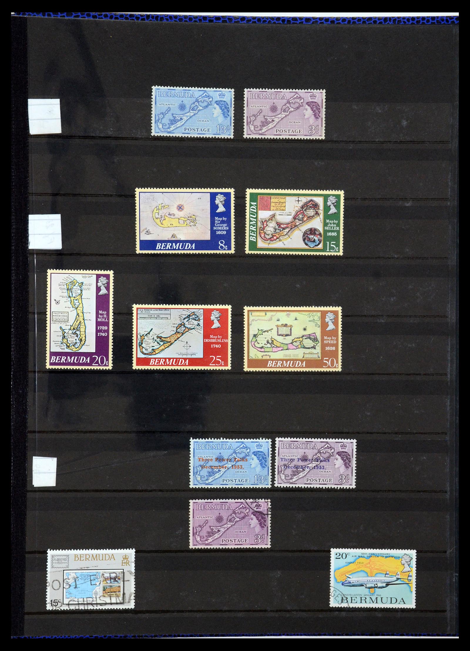 36238 323 - Postzegelverzameling 36238 Motief landkaarten 1900-2000.