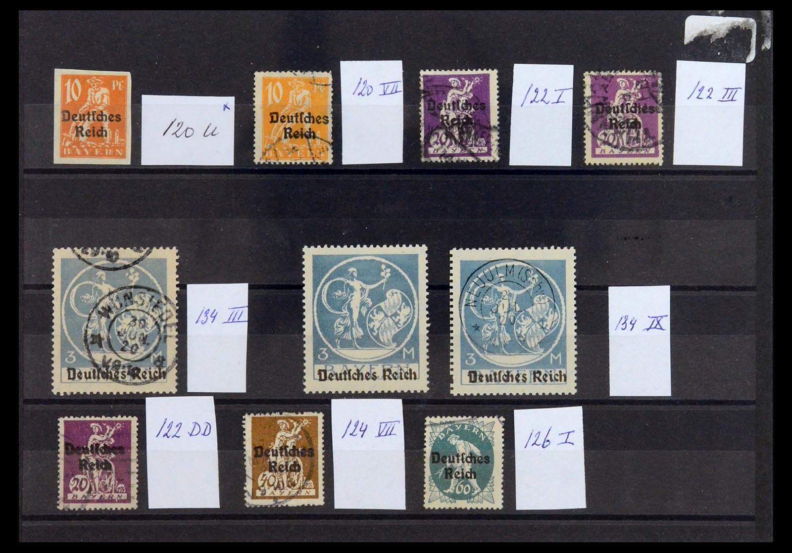 36256 005 - Postzegelverzameling 36256 Duitse Rijk plaatfouten 1872-1945.