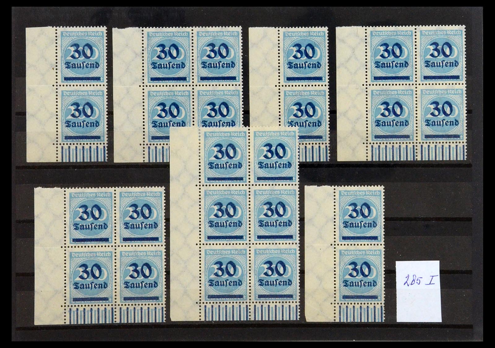 36256 012 - Postzegelverzameling 36256 Duitse Rijk plaatfouten 1872-1945.
