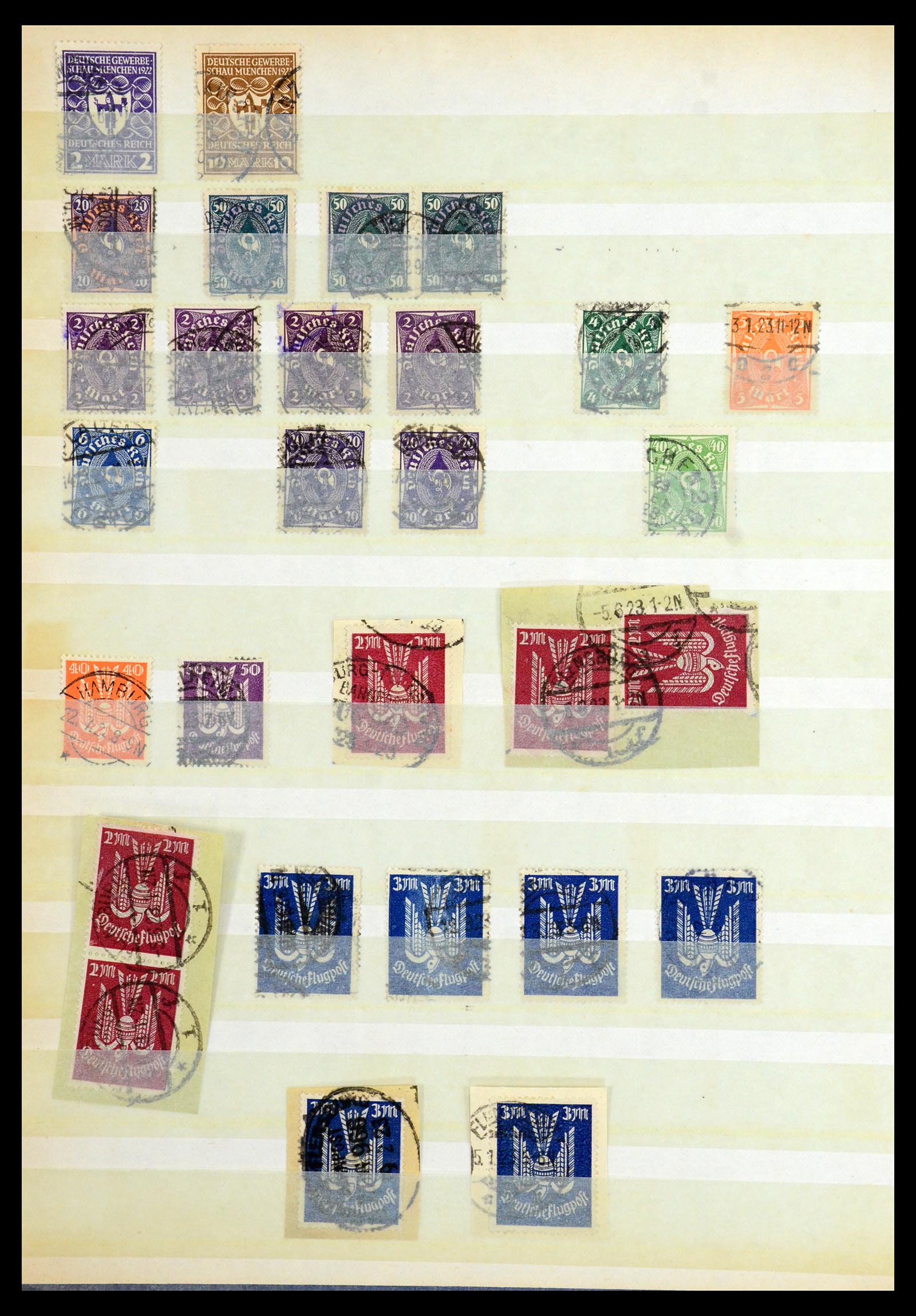 36256 054 - Postzegelverzameling 36256 Duitse Rijk plaatfouten 1872-1945.