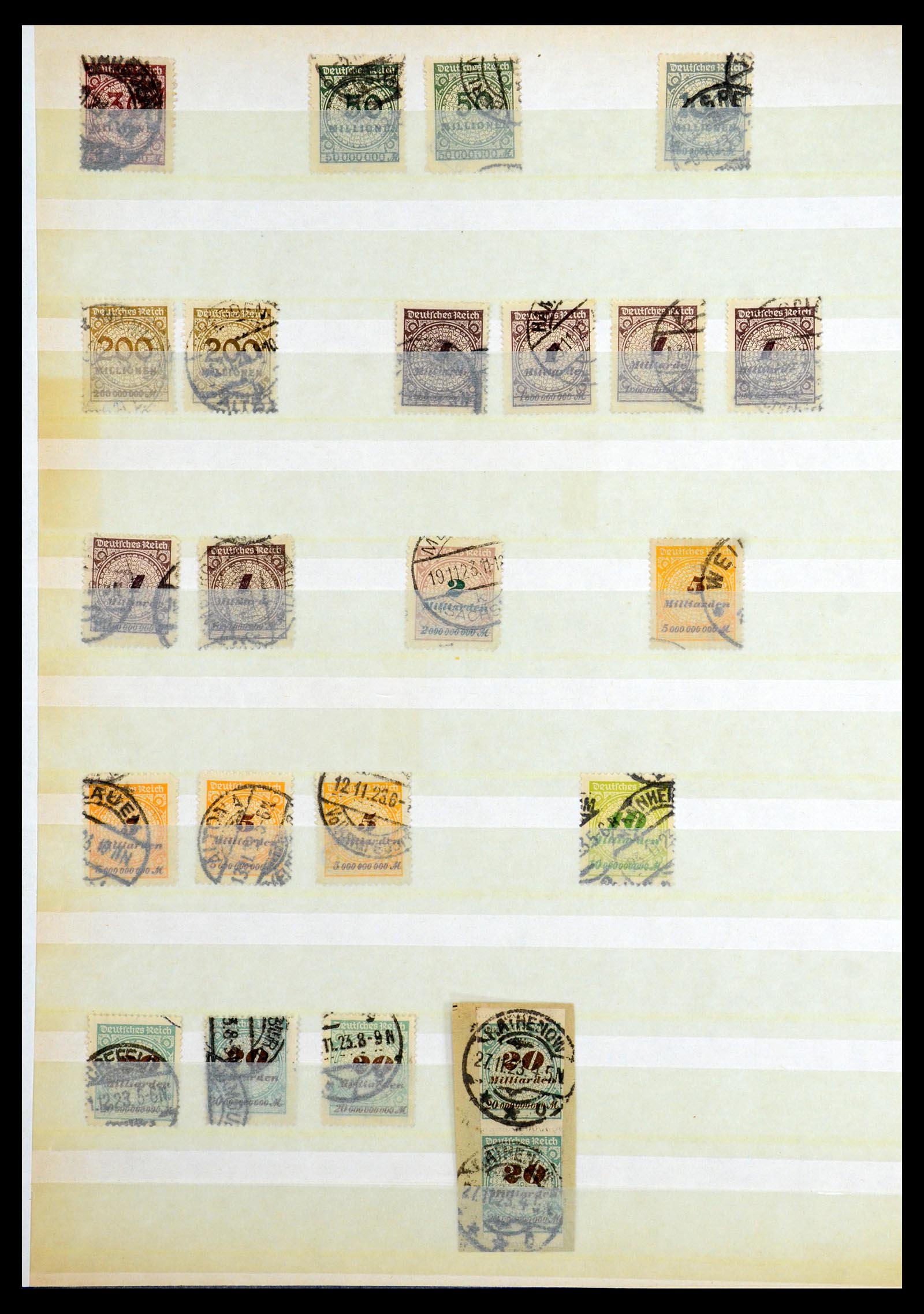 36256 060 - Postzegelverzameling 36256 Duitse Rijk plaatfouten 1872-1945.