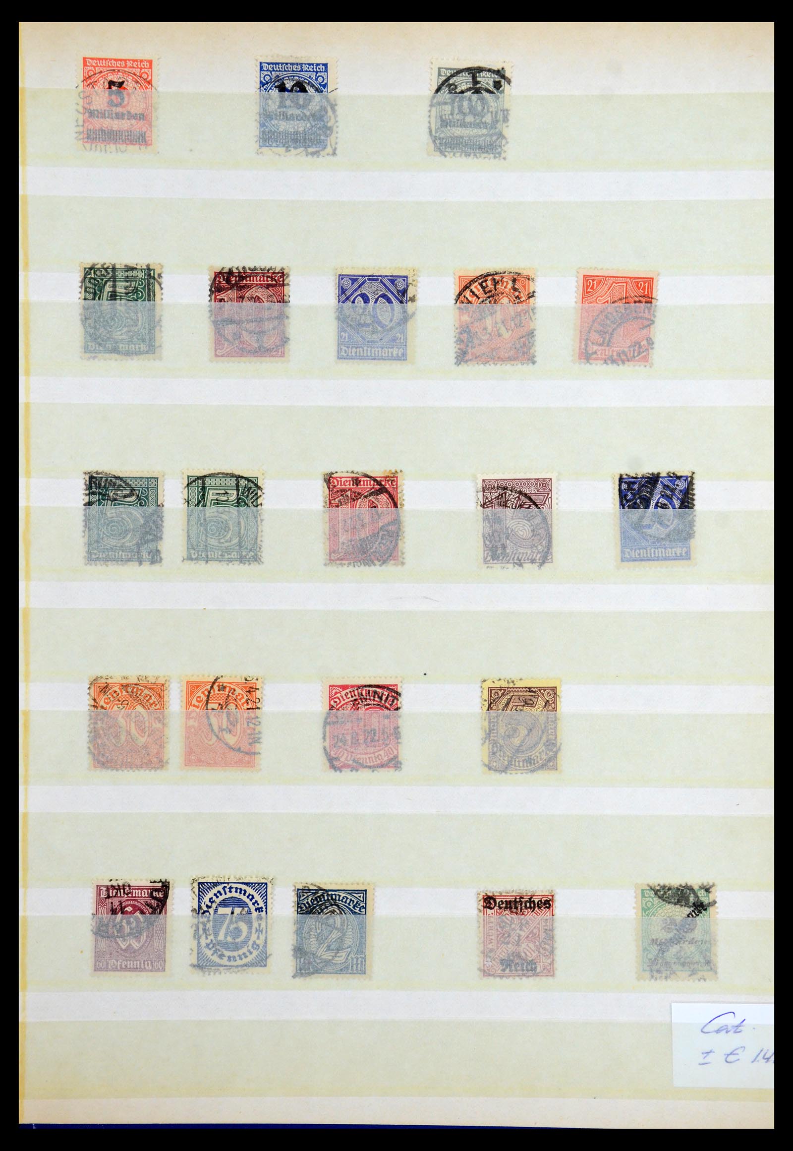 36256 061 - Postzegelverzameling 36256 Duitse Rijk plaatfouten 1872-1945.