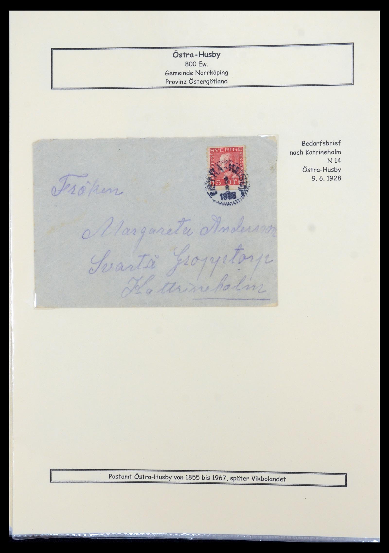 36259 322 - Stamp collection 36259 Sweden cancels 1858-1950.