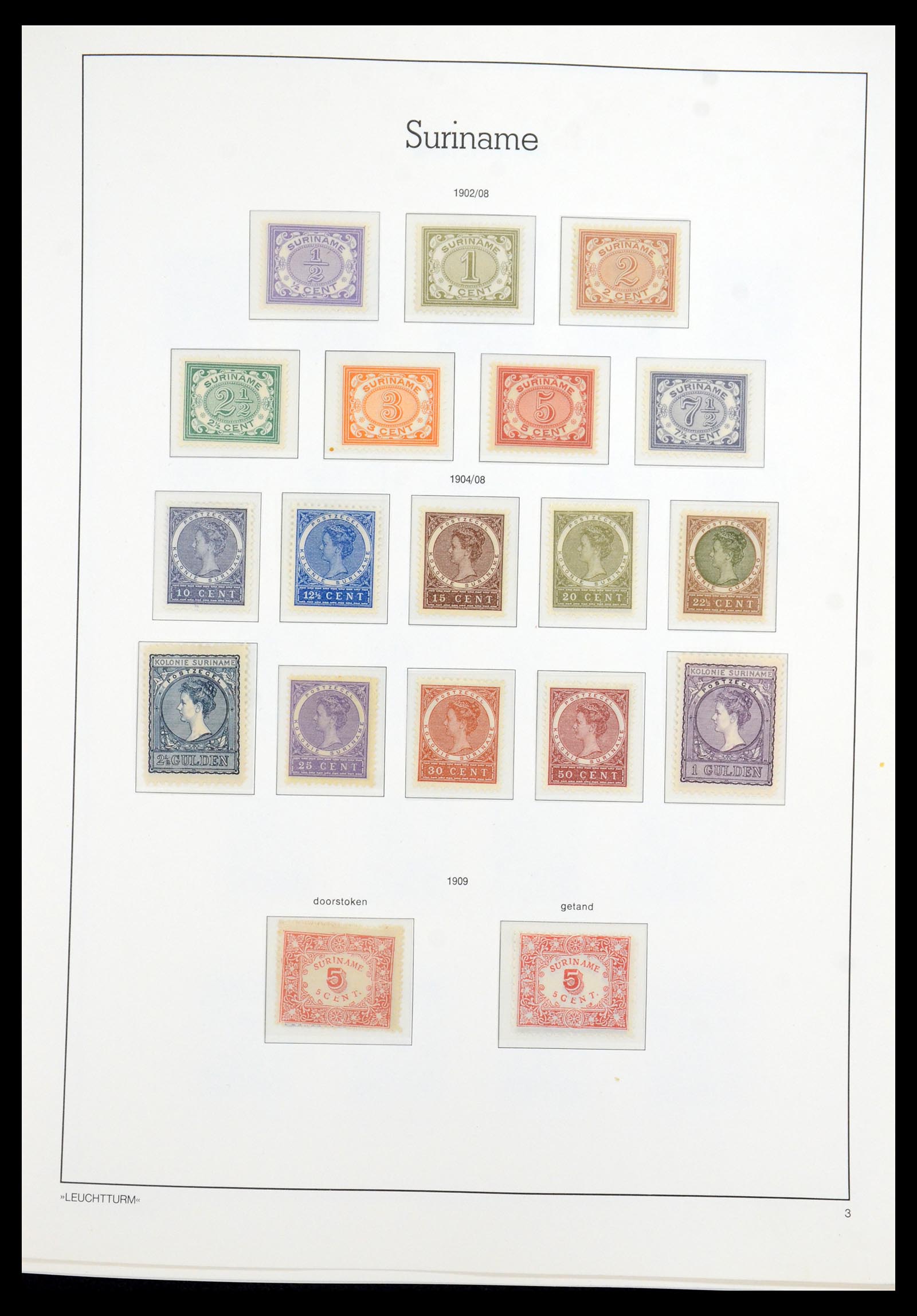 36260 005 - Postzegelverzameling 36260 Suriname 1872-1983.