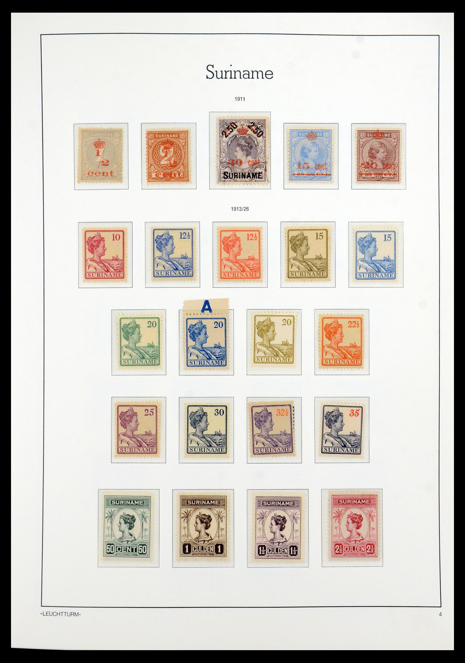 36260 006 - Postzegelverzameling 36260 Suriname 1872-1983.