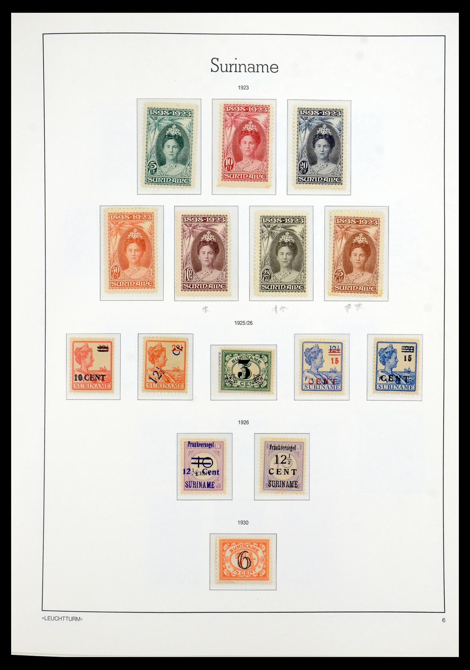 36260 008 - Postzegelverzameling 36260 Suriname 1872-1983.