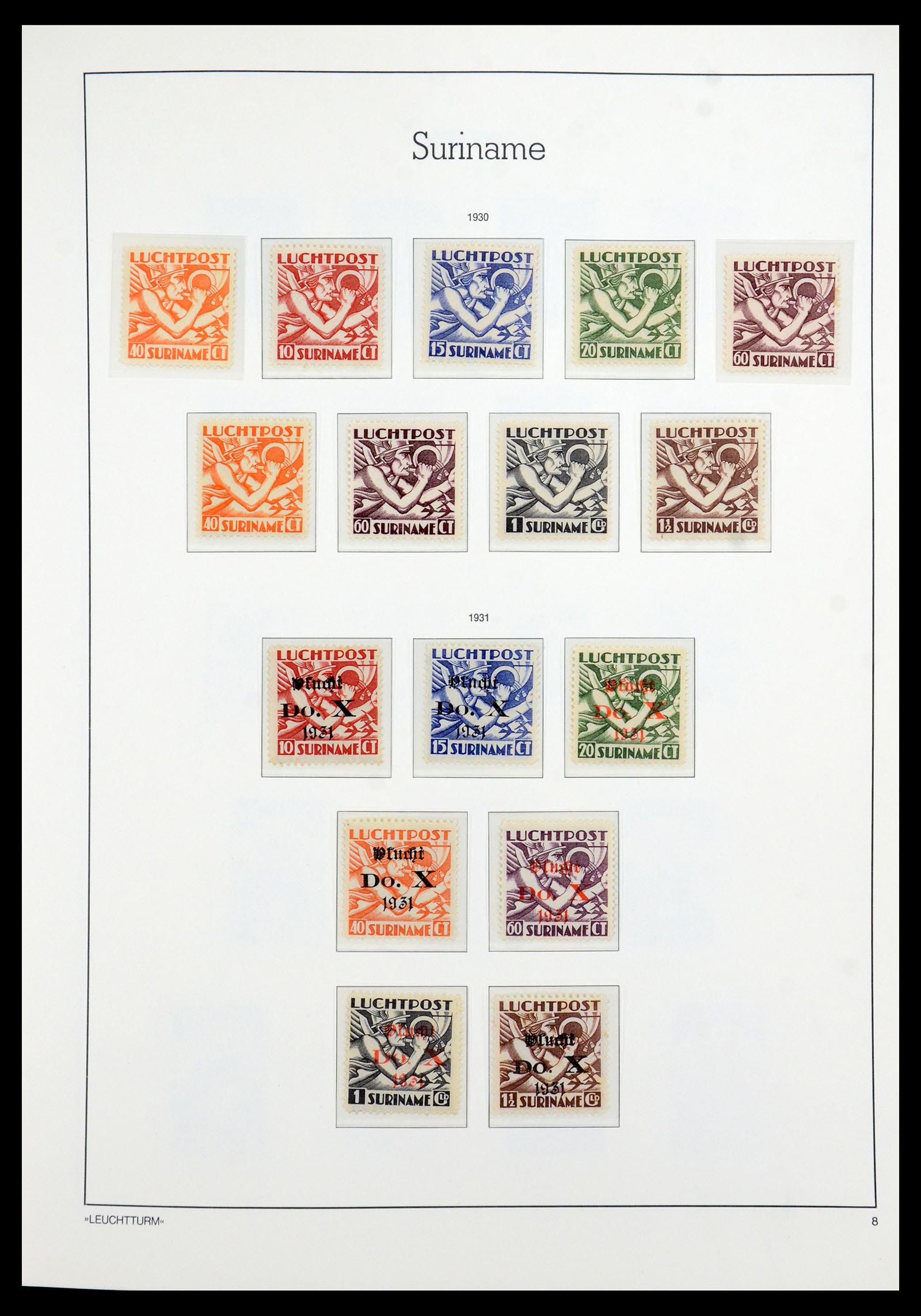 36260 010 - Postzegelverzameling 36260 Suriname 1872-1983.