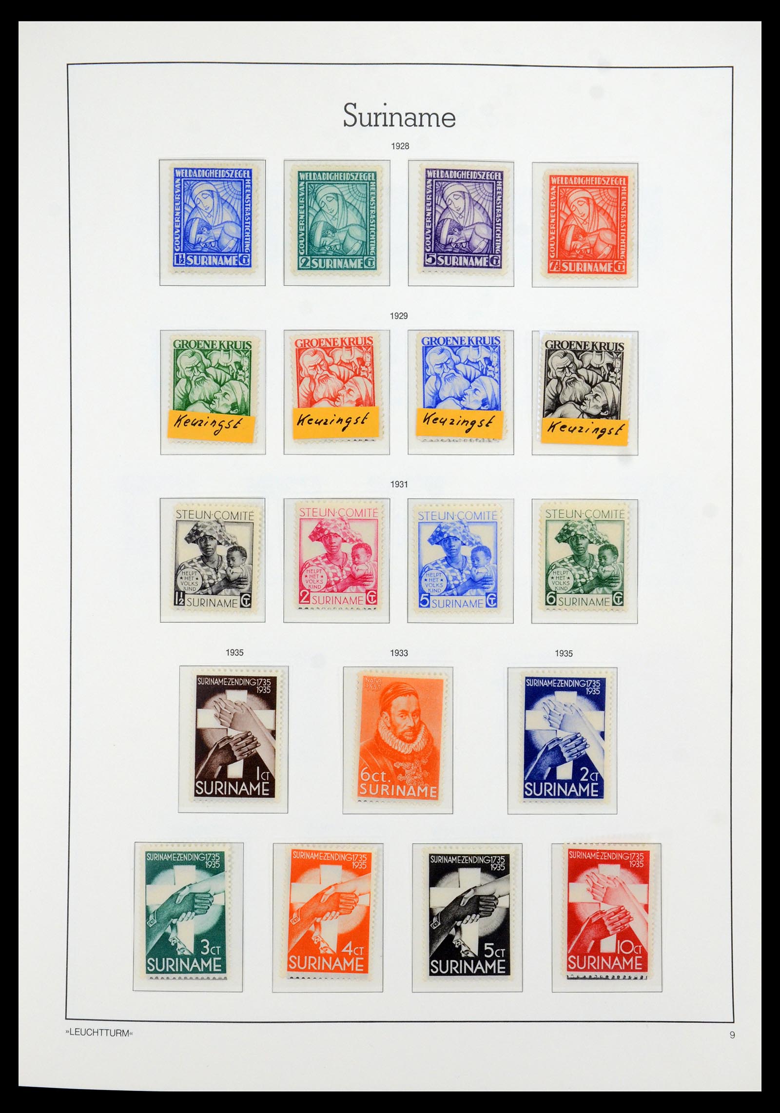 36260 011 - Postzegelverzameling 36260 Suriname 1872-1983.