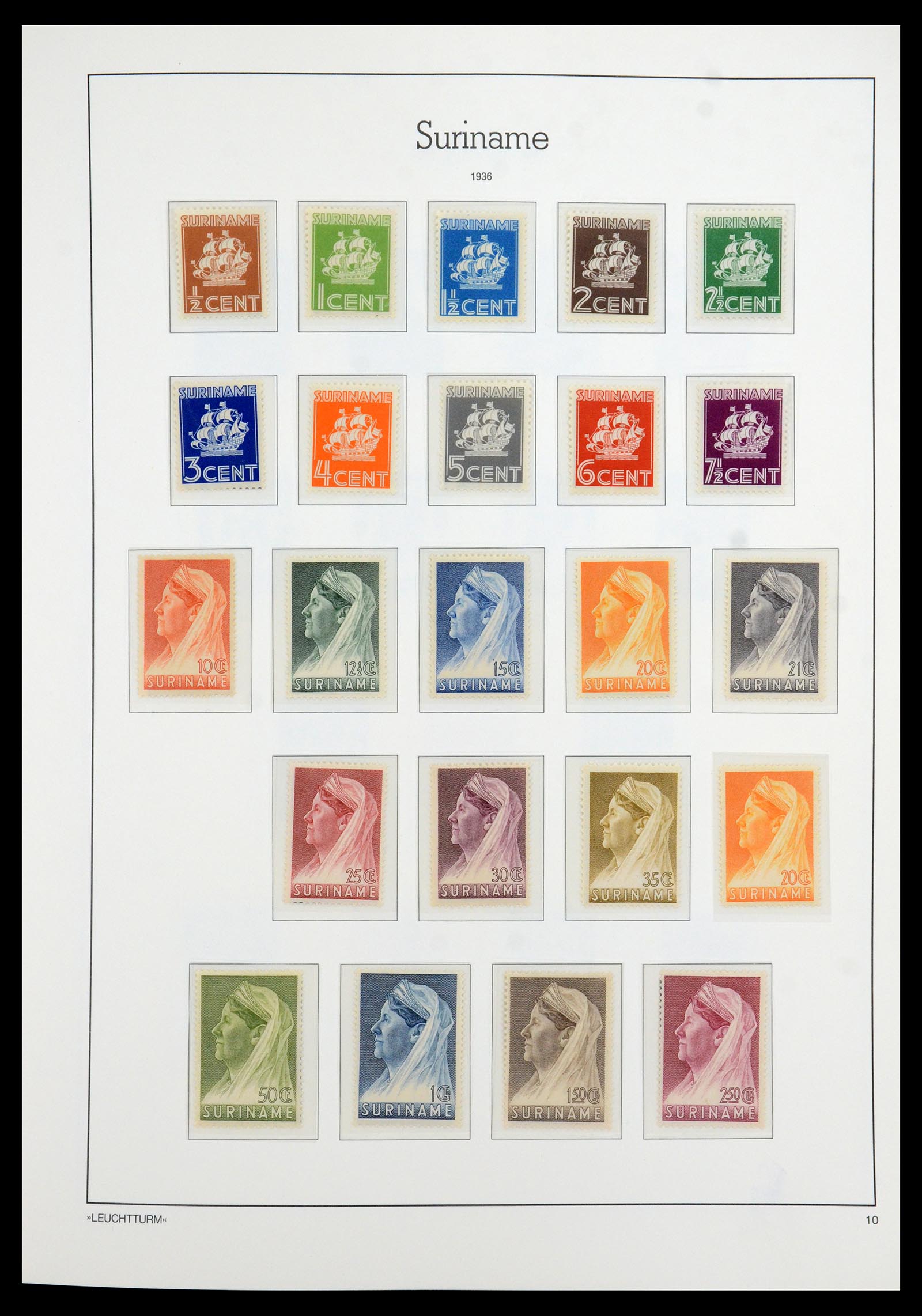36260 012 - Postzegelverzameling 36260 Suriname 1872-1983.
