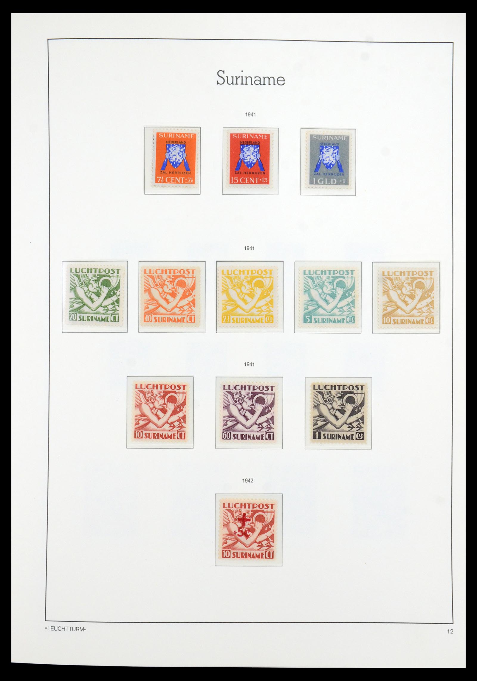 36260 014 - Postzegelverzameling 36260 Suriname 1872-1983.