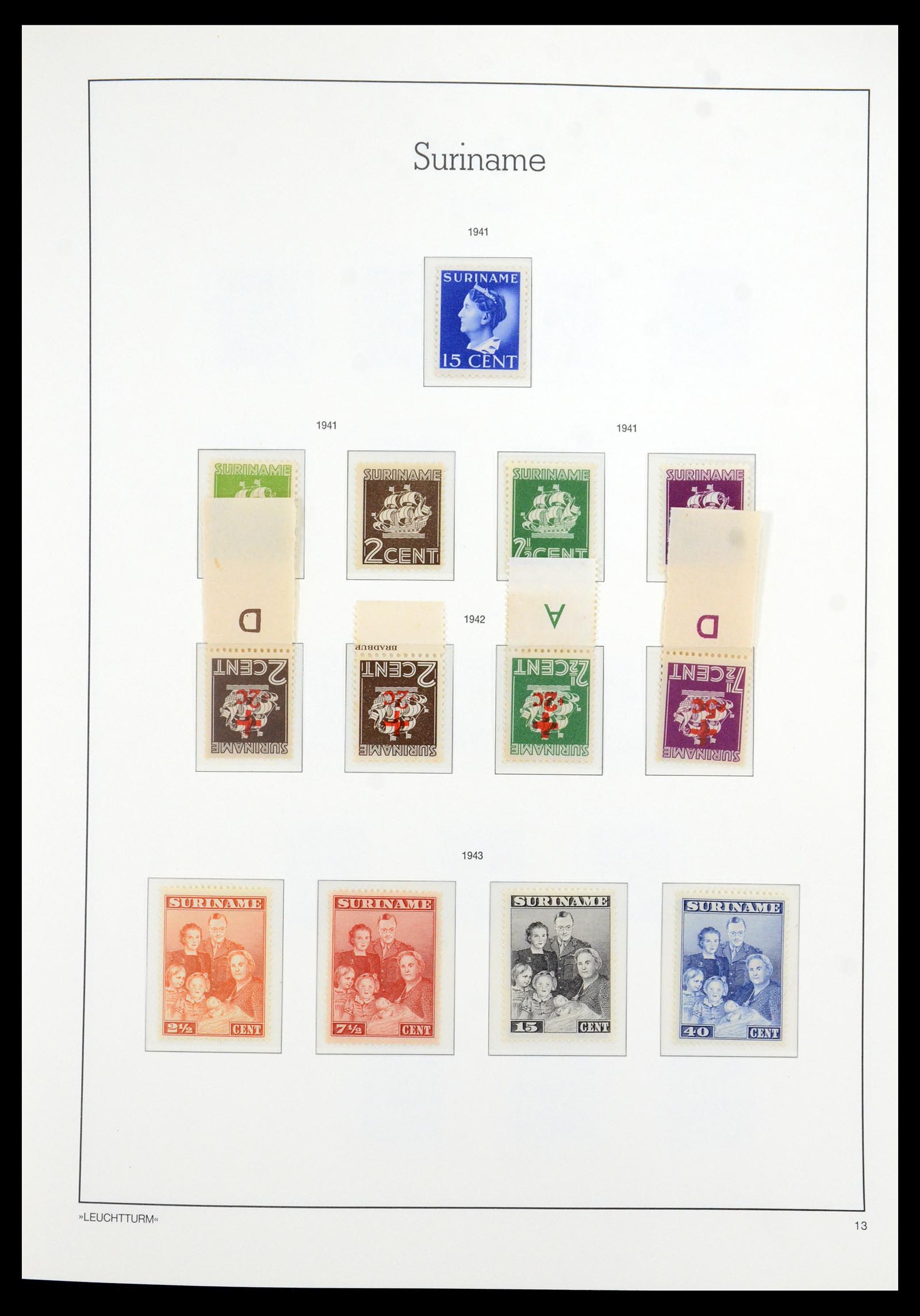 36260 015 - Postzegelverzameling 36260 Suriname 1872-1983.
