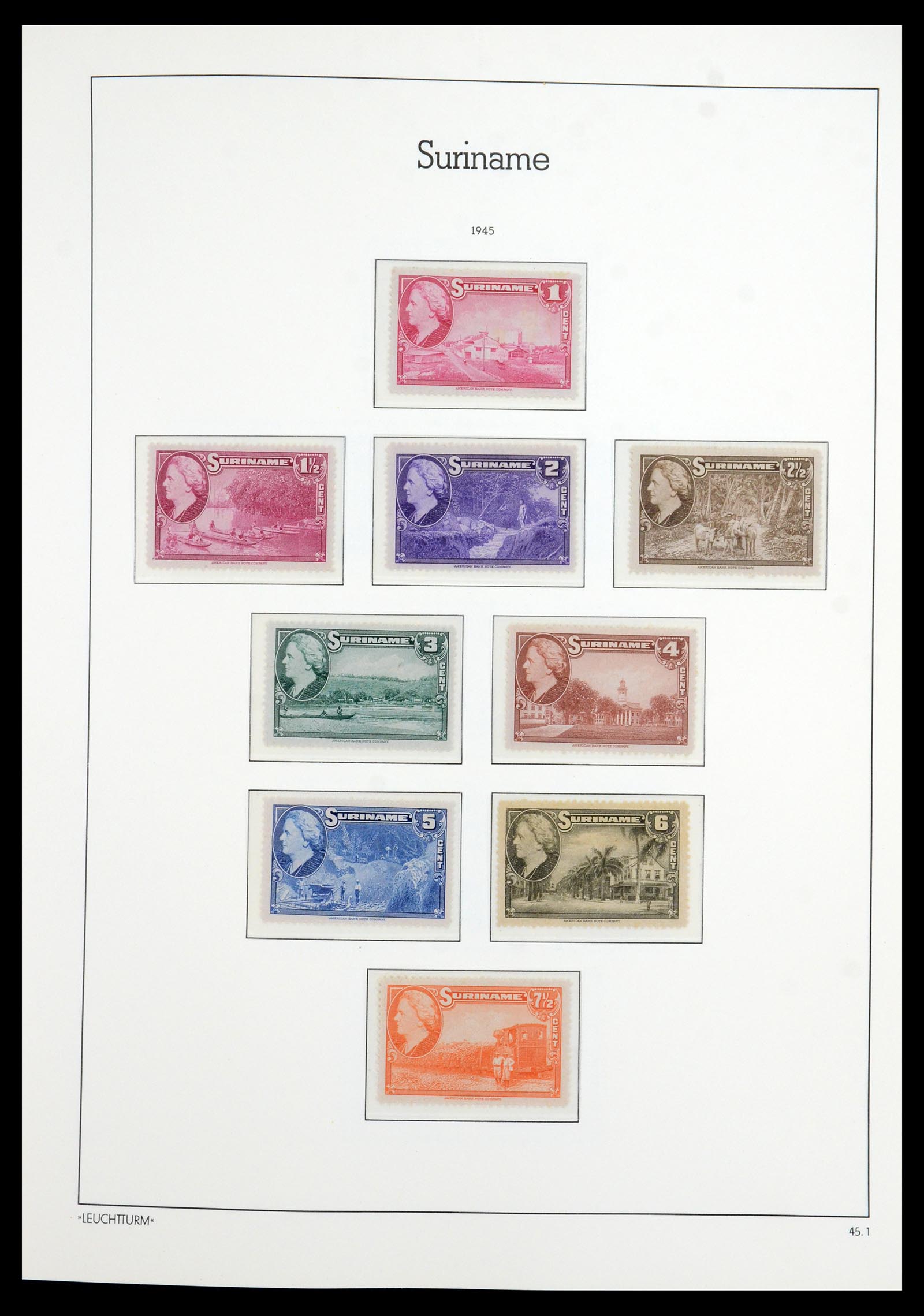36260 018 - Postzegelverzameling 36260 Suriname 1872-1983.