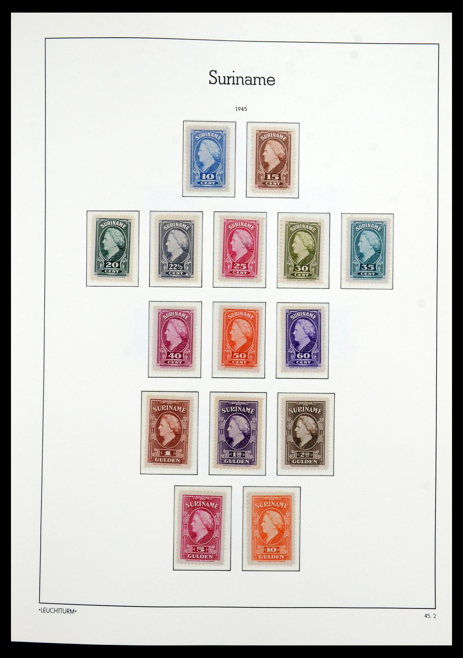 36260 019 - Postzegelverzameling 36260 Suriname 1872-1983.