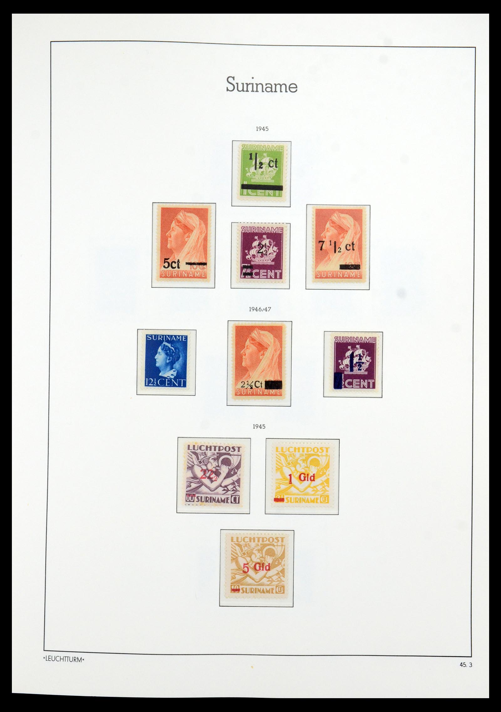 36260 020 - Postzegelverzameling 36260 Suriname 1872-1983.
