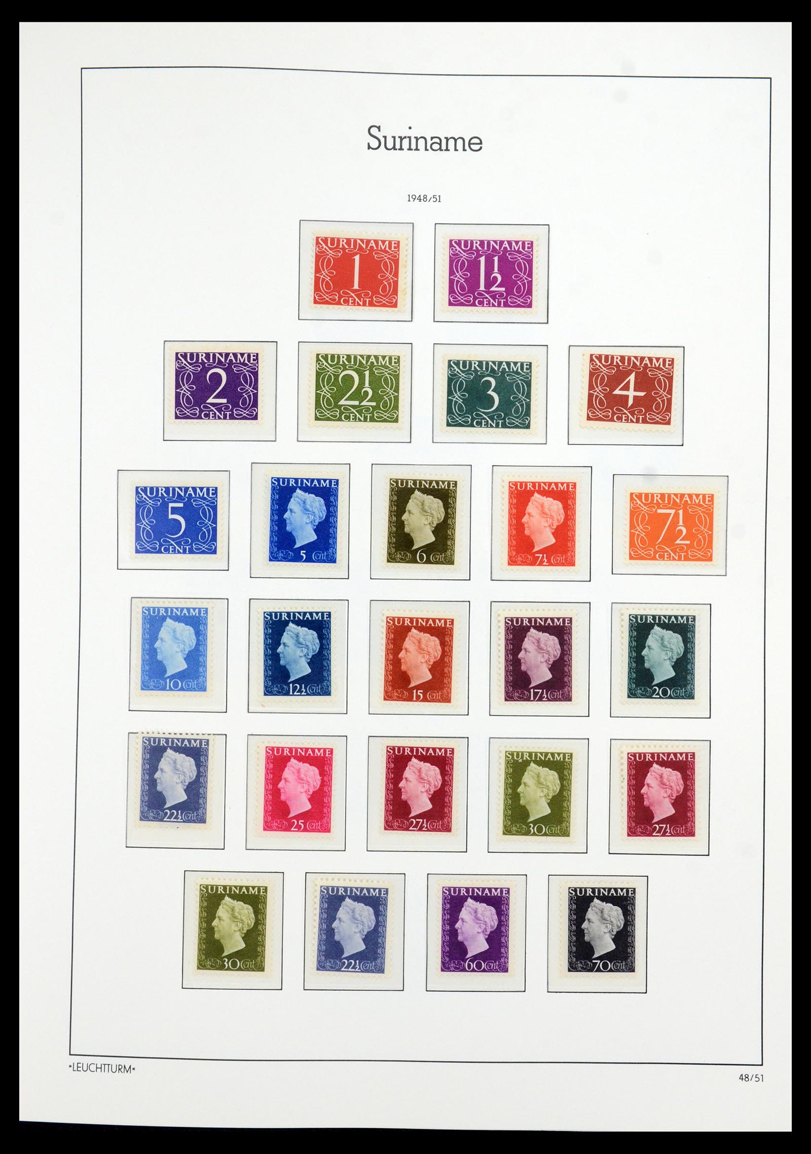 36260 022 - Postzegelverzameling 36260 Suriname 1872-1983.