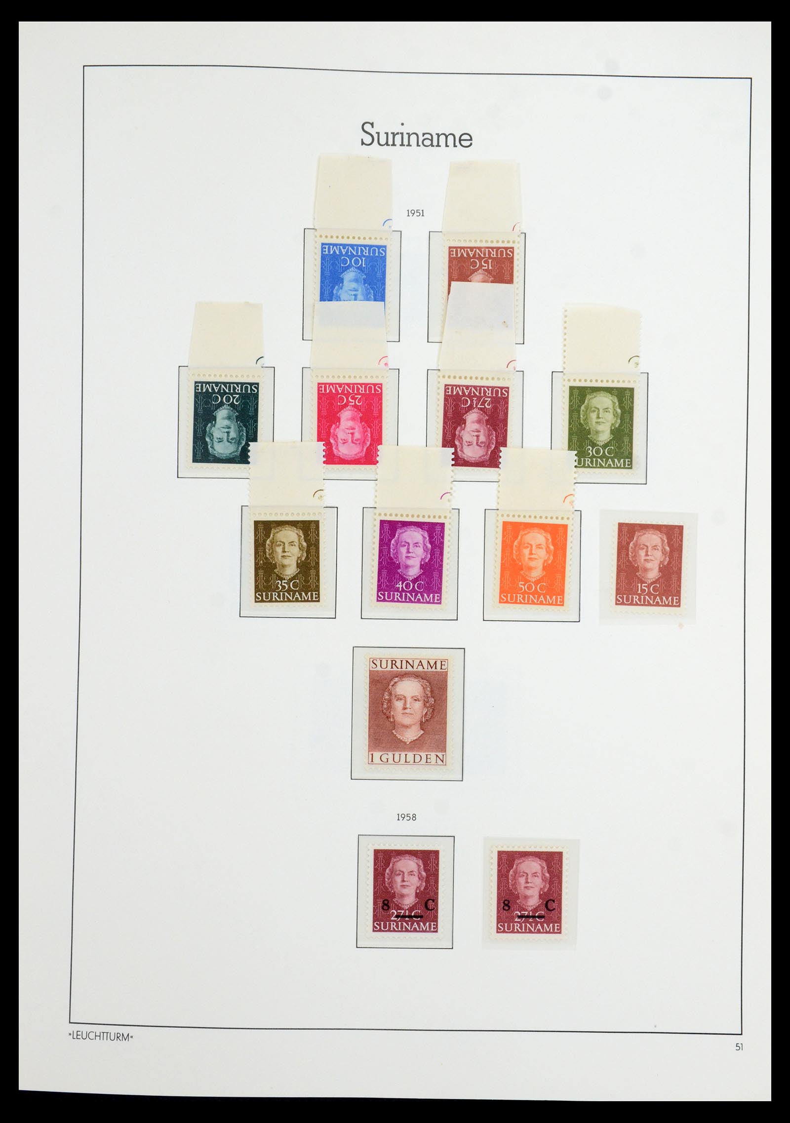 36260 024 - Postzegelverzameling 36260 Suriname 1872-1983.