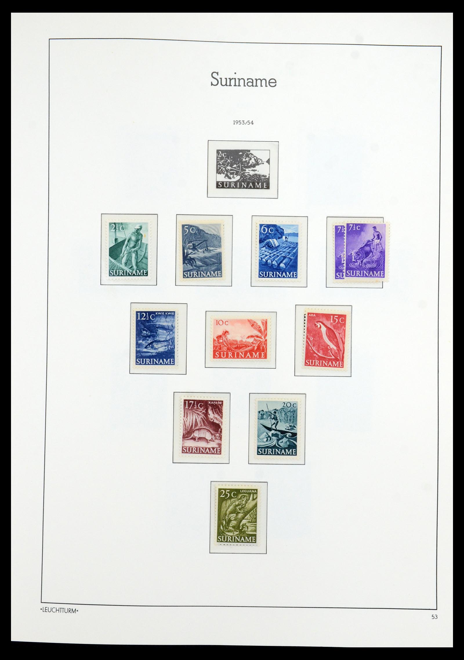 36260 025 - Postzegelverzameling 36260 Suriname 1872-1983.