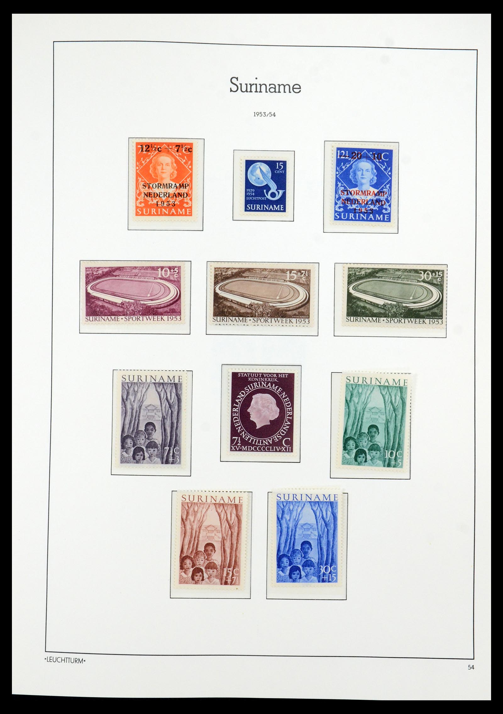 36260 026 - Postzegelverzameling 36260 Suriname 1872-1983.