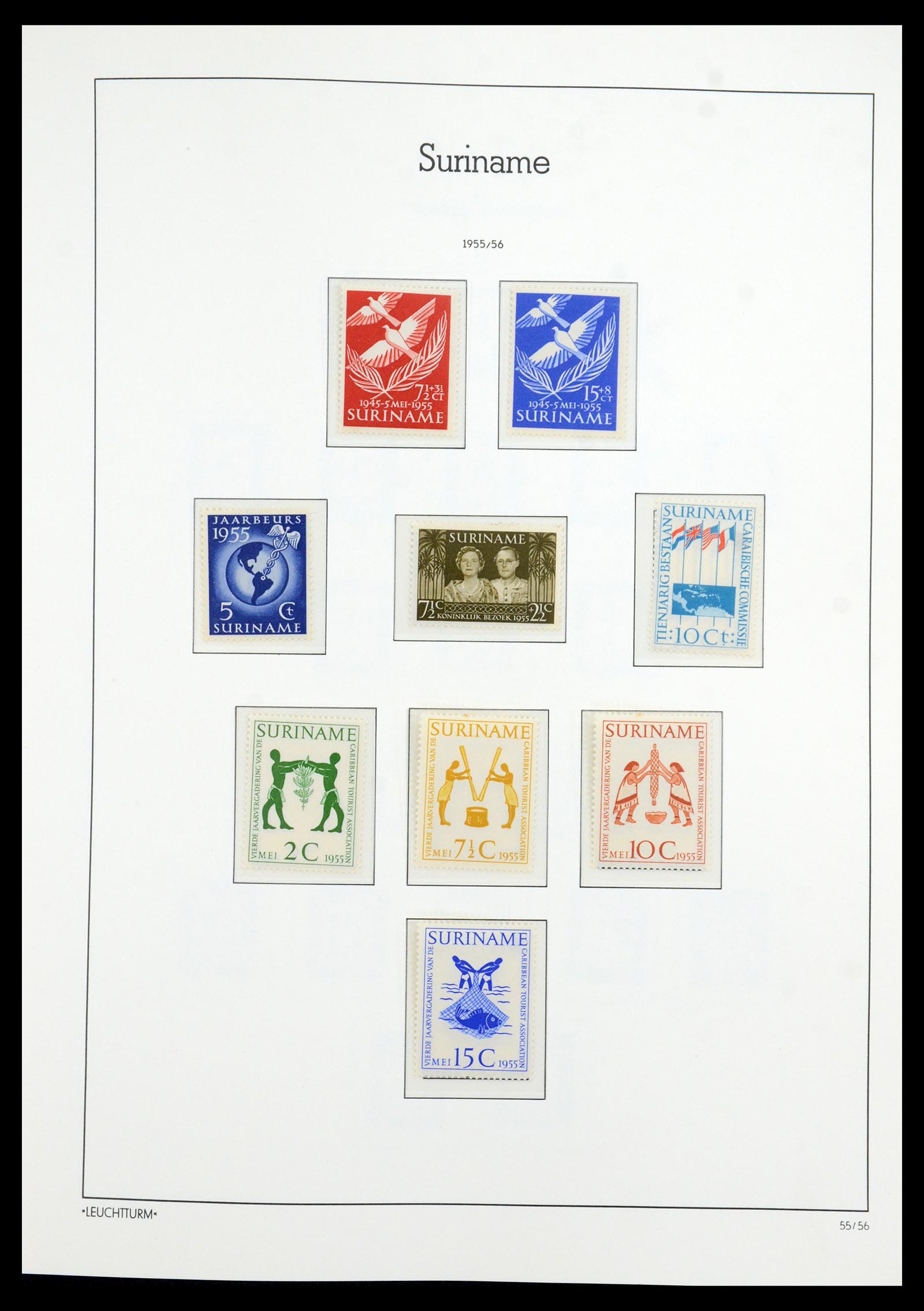 36260 028 - Postzegelverzameling 36260 Suriname 1872-1983.