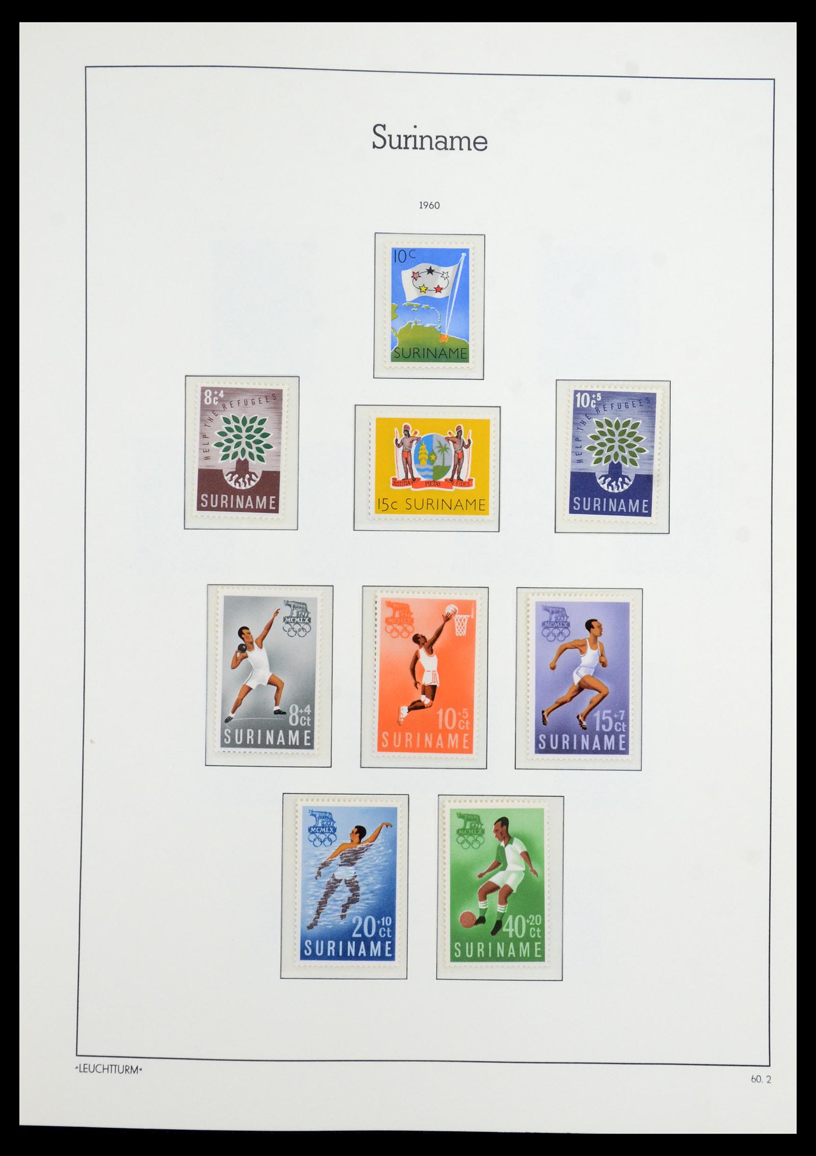 36260 032 - Postzegelverzameling 36260 Suriname 1872-1983.