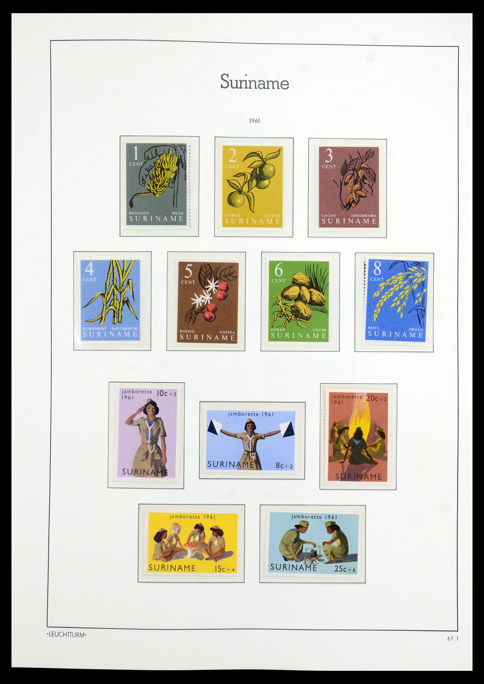 36260 033 - Postzegelverzameling 36260 Suriname 1872-1983.