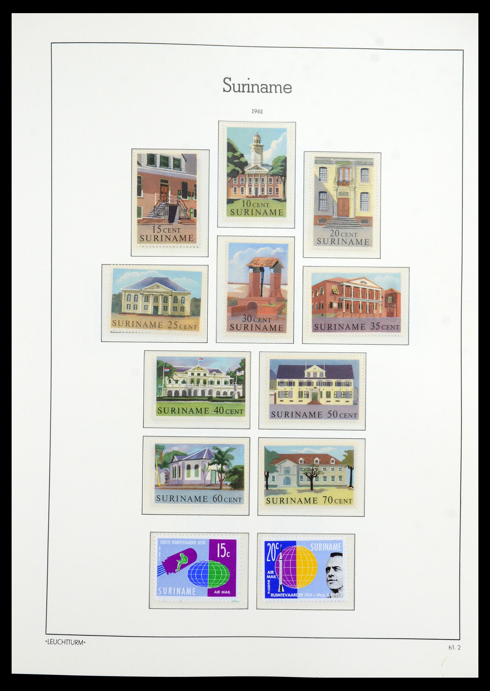 36260 034 - Postzegelverzameling 36260 Suriname 1872-1983.