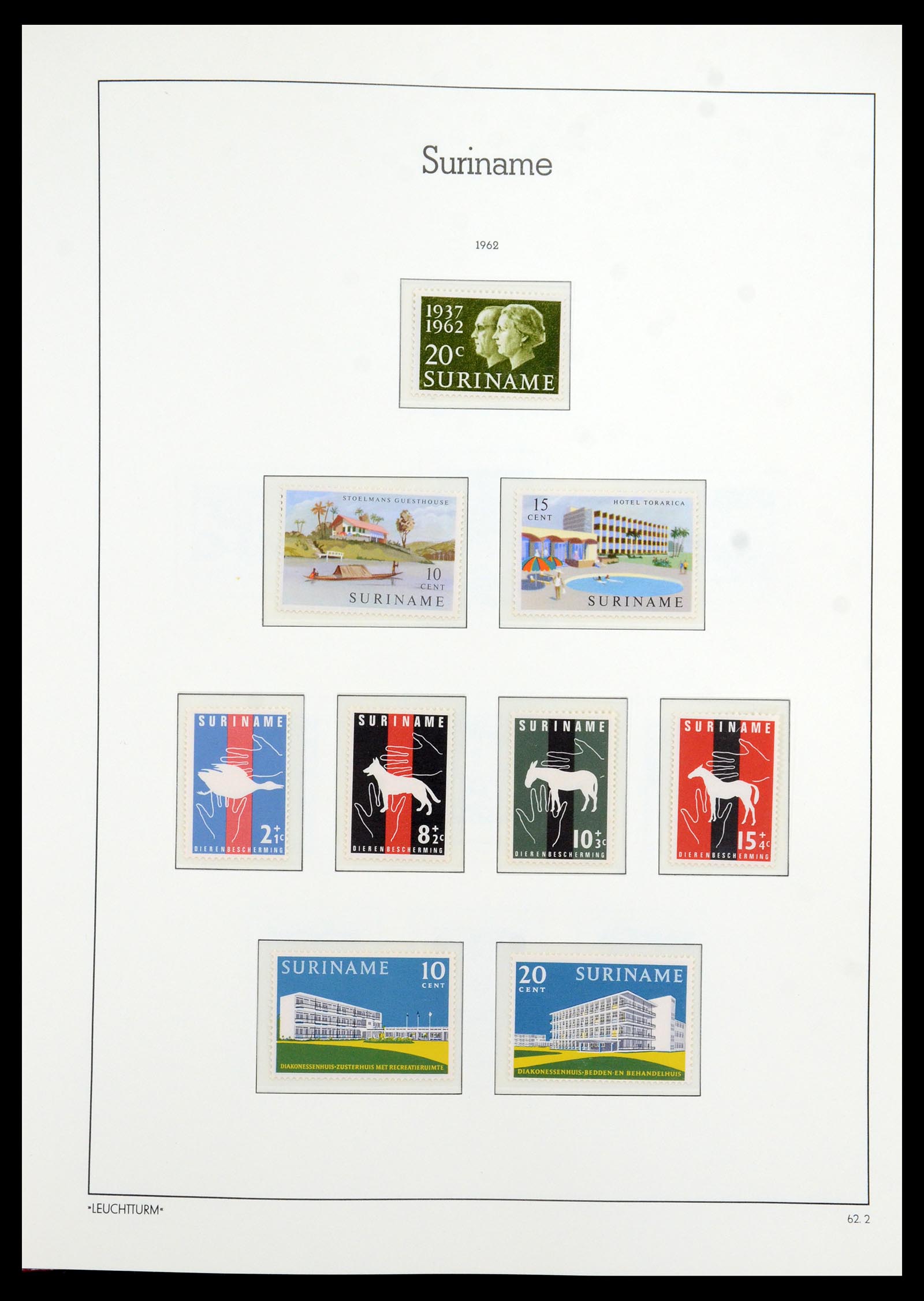 36260 036 - Postzegelverzameling 36260 Suriname 1872-1983.