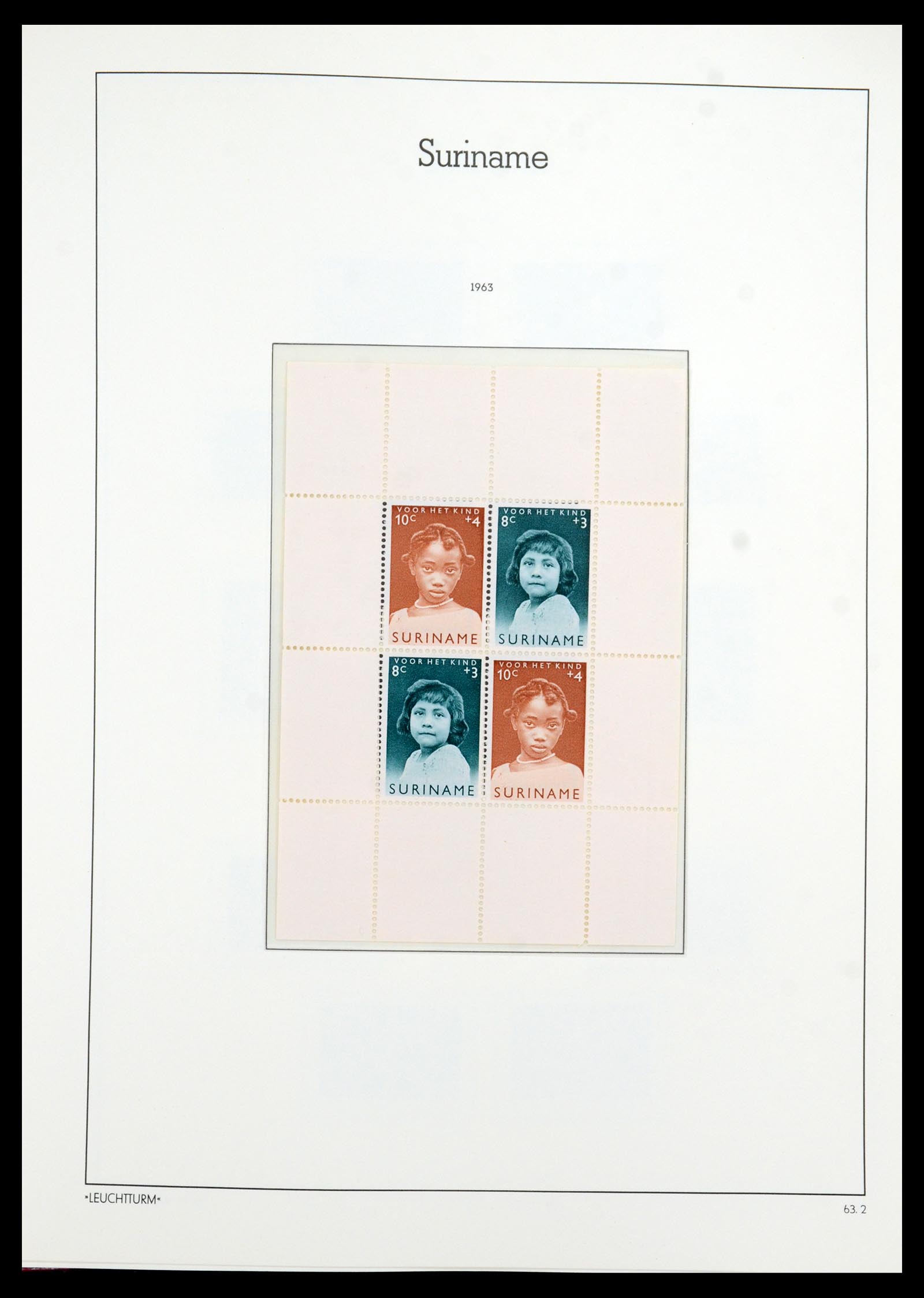 36260 038 - Postzegelverzameling 36260 Suriname 1872-1983.